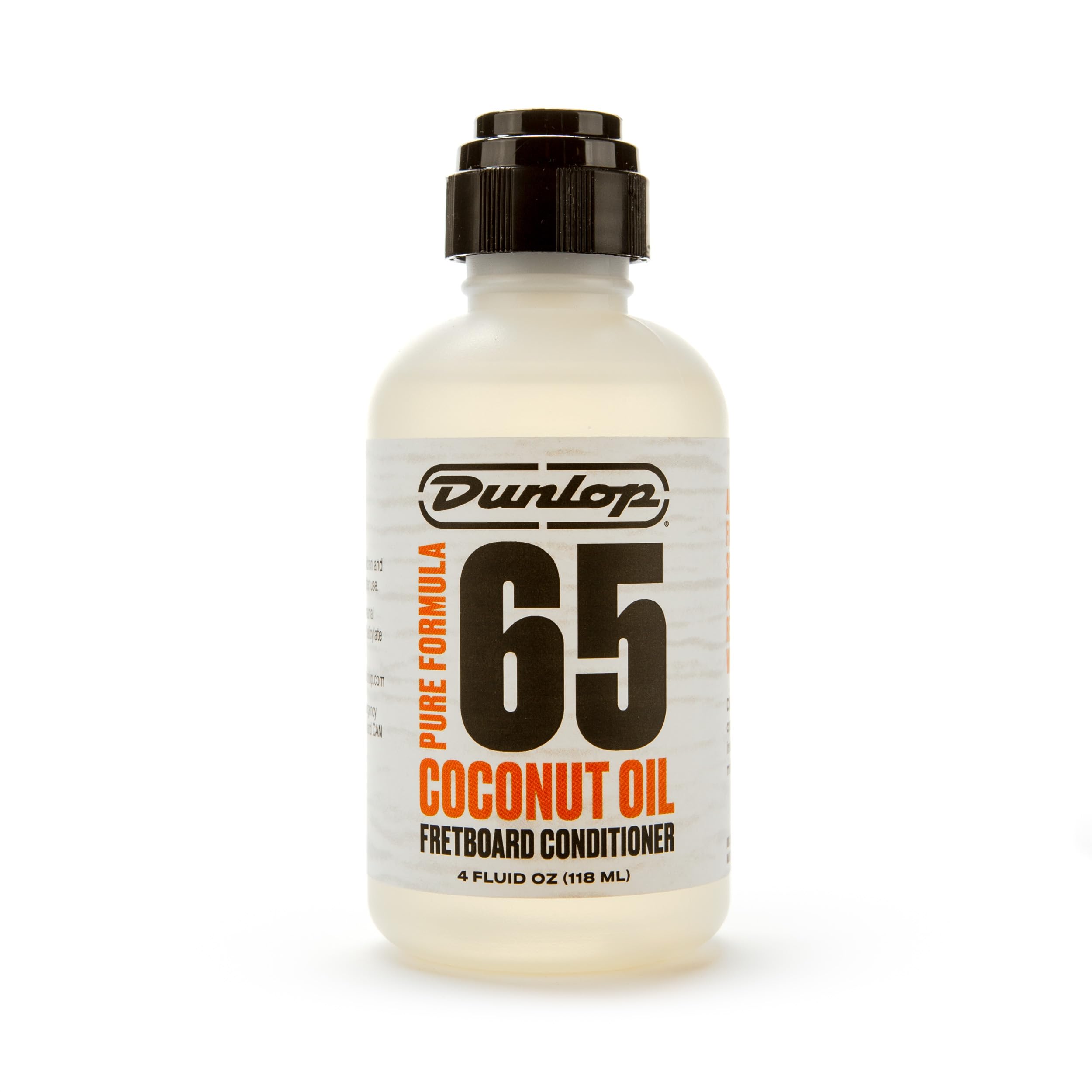 Jim Dunlop Pure Formula 65 Coconut Oil Fretboard Conditioner-4Oz (6634)