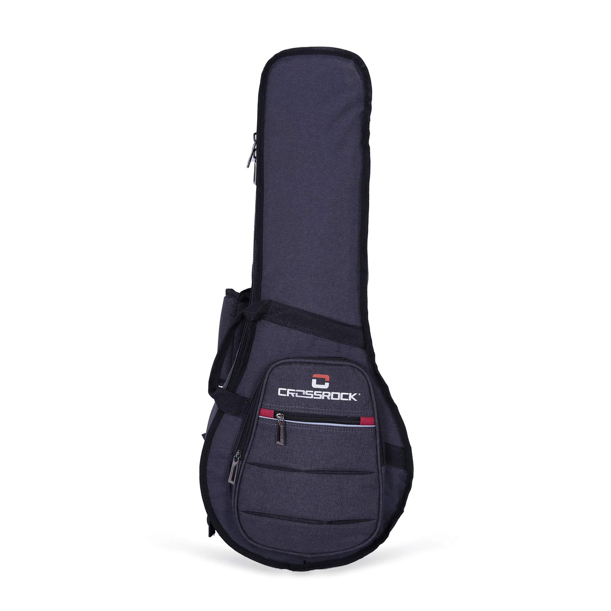 Crossrock Crsg107Maf A&F Style Mandolin Bag, 10Mm Padding, Backpack Available,Dark Grey (Crsg107Mafgr)