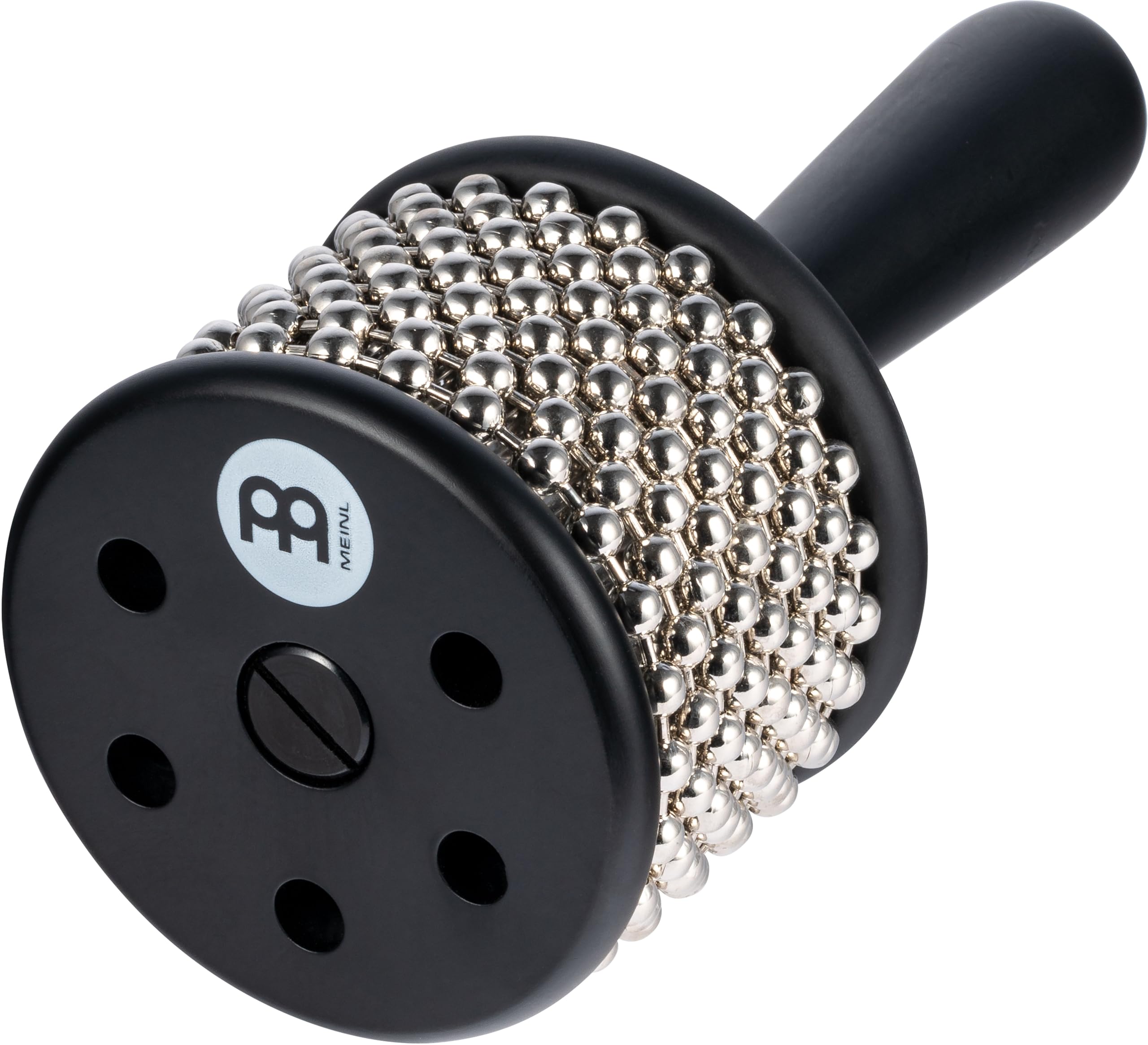 Meinl Percussion Turbo Cabasa Instrument with Sound Ports for Extra Projection and Stainless Steel Cylinder, 2-Year Warranty, Bl