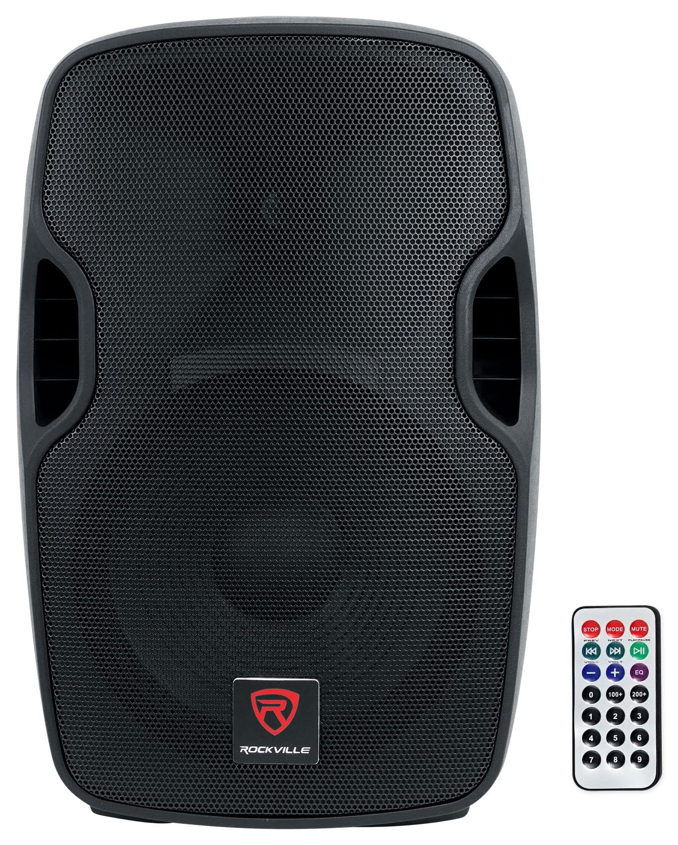 Rockville BPA12 600W 12 Powered Active DJ PA Speaker, Bluetooth, USB/SD, FM Radio, LCD, Stand Mountable, Flyable - Ideal for Eve