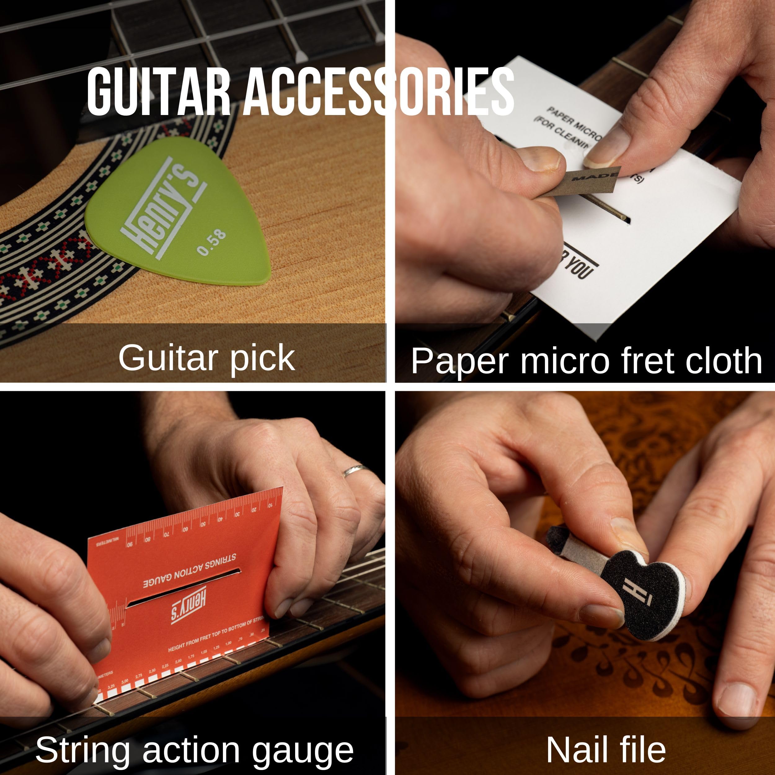 Classical Guitar Strings with Ball End - Fast&Easy Restring - 5 Guitar Accessories Inside - Silver Nylon Guitar Strings for Clas