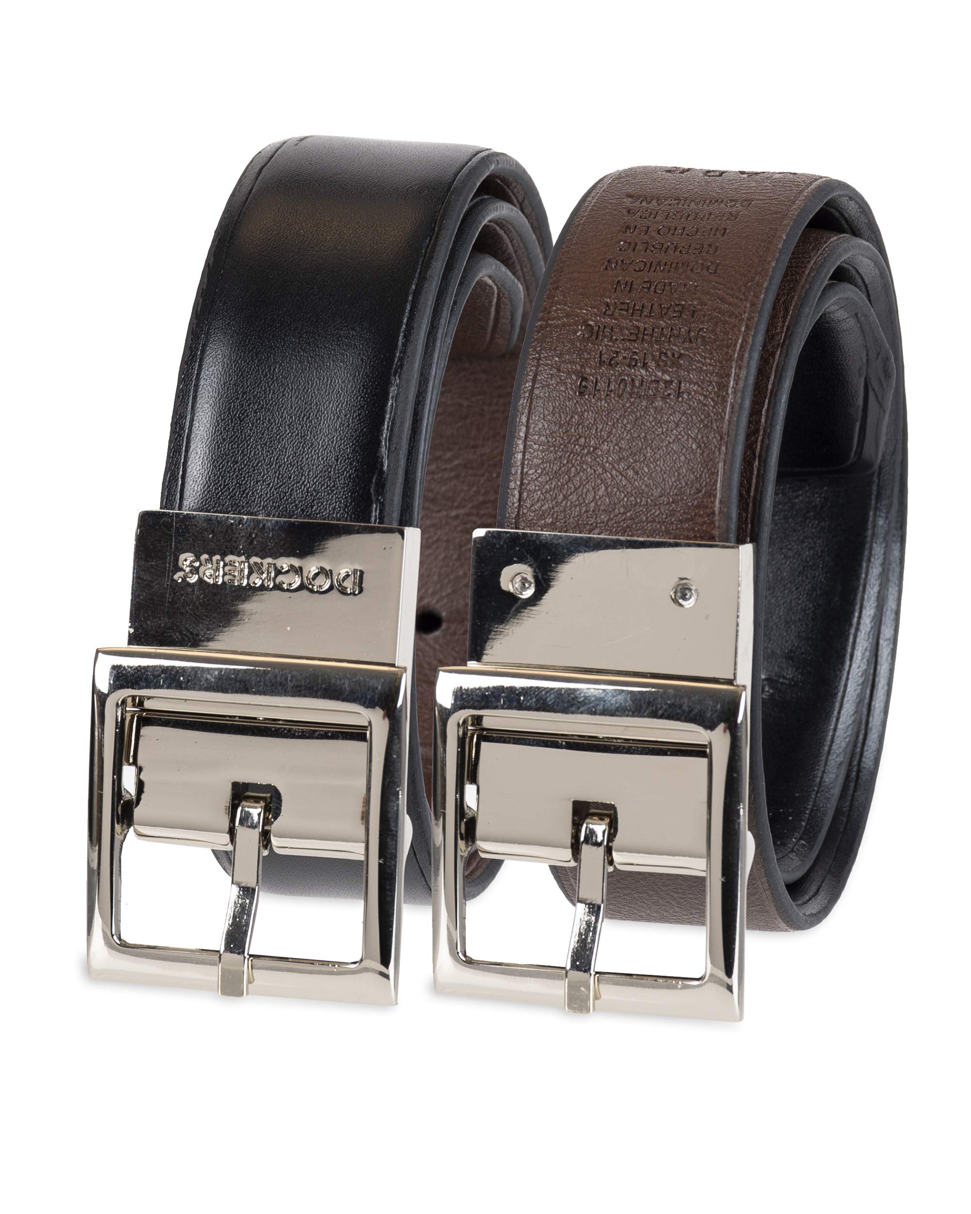 Dockers Boys Reversible Dress And Casual Belts, Brownblack Boys, Small