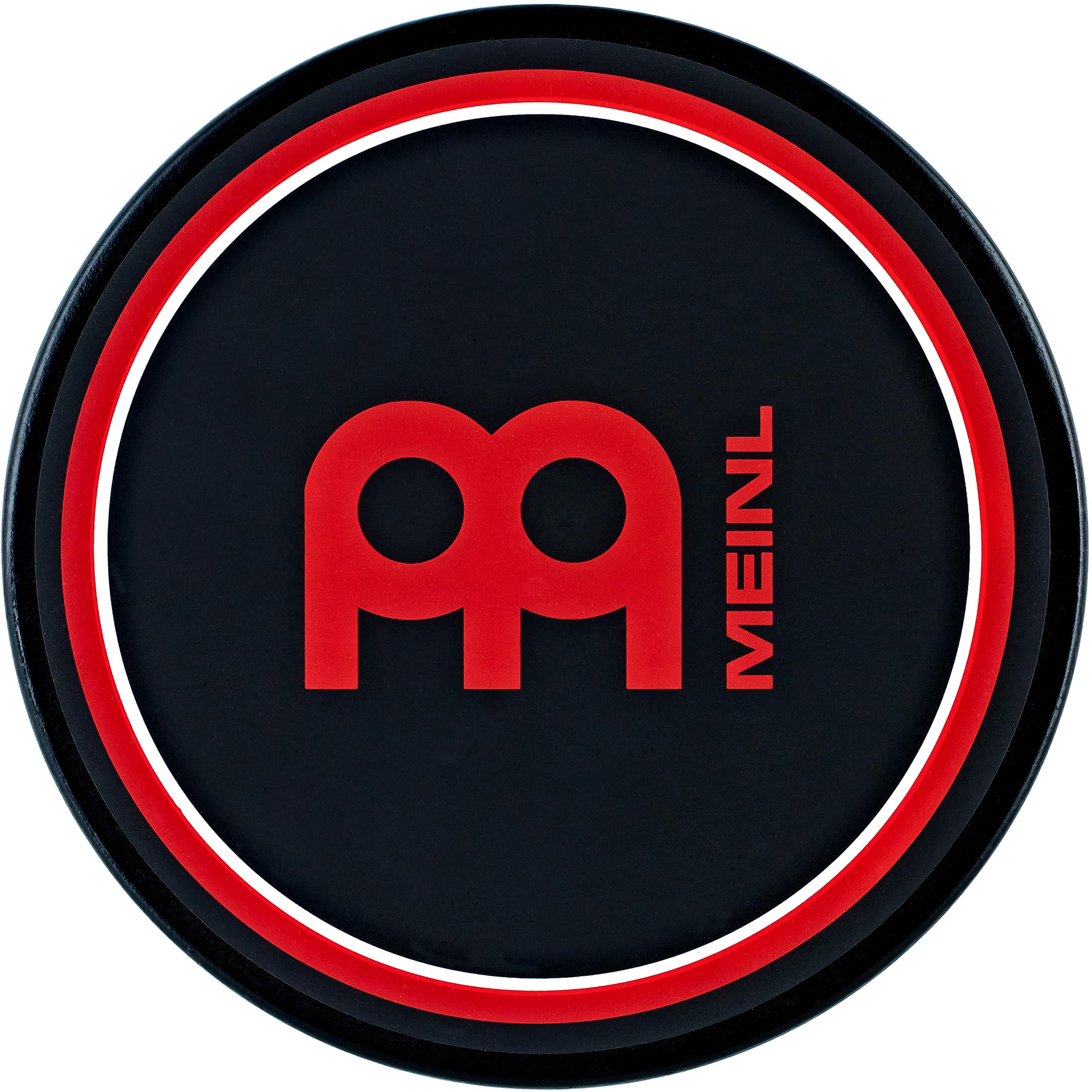 Meinl Cymbals 6 Drum Practice Pad, Silicone - Medium Rebound and Controlled Volume for Speed, Power and Precision, Classic Logo,