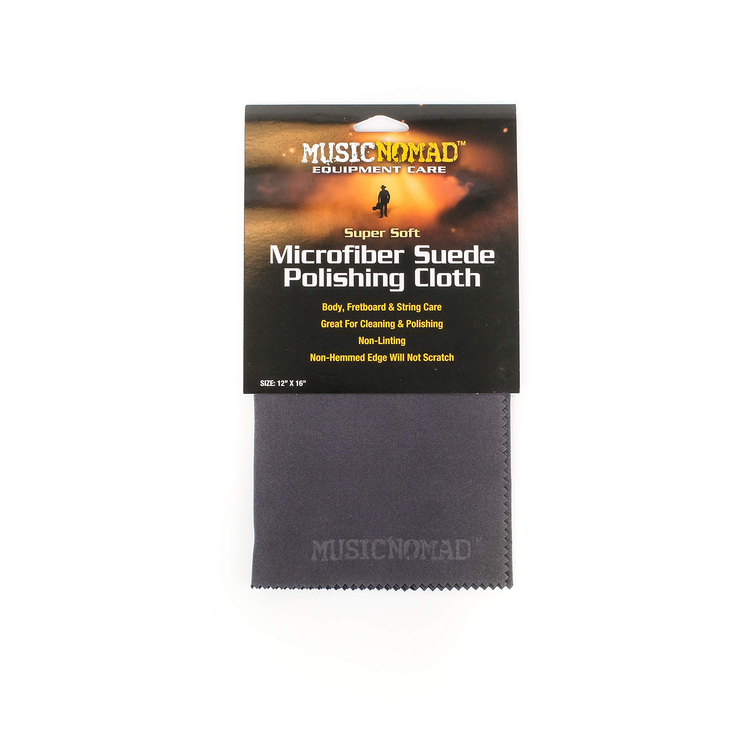 Musicnomad Microfiber Suede Polishing Cloth (Mn201), Small