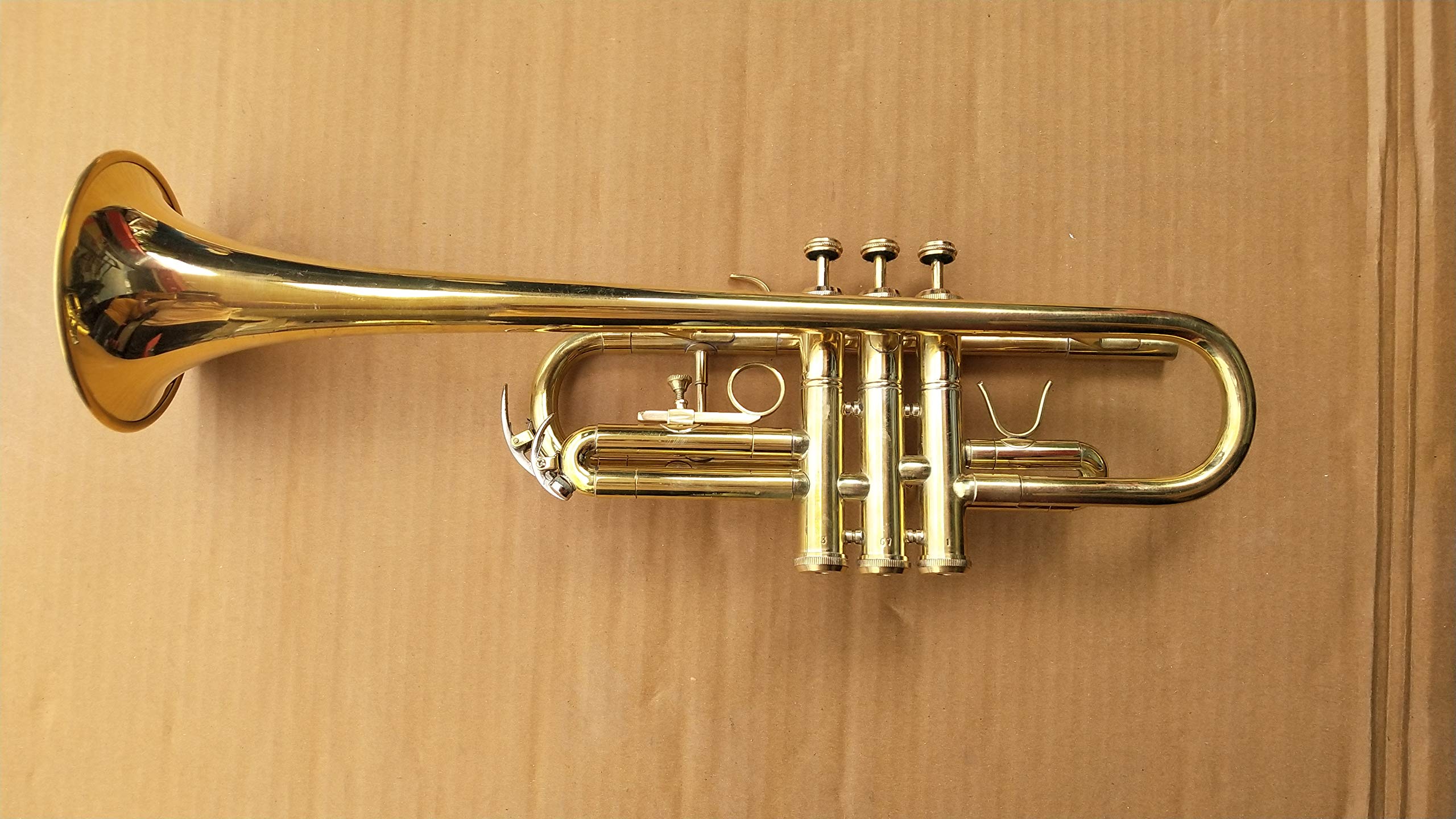 C Trumpet Gold With Case