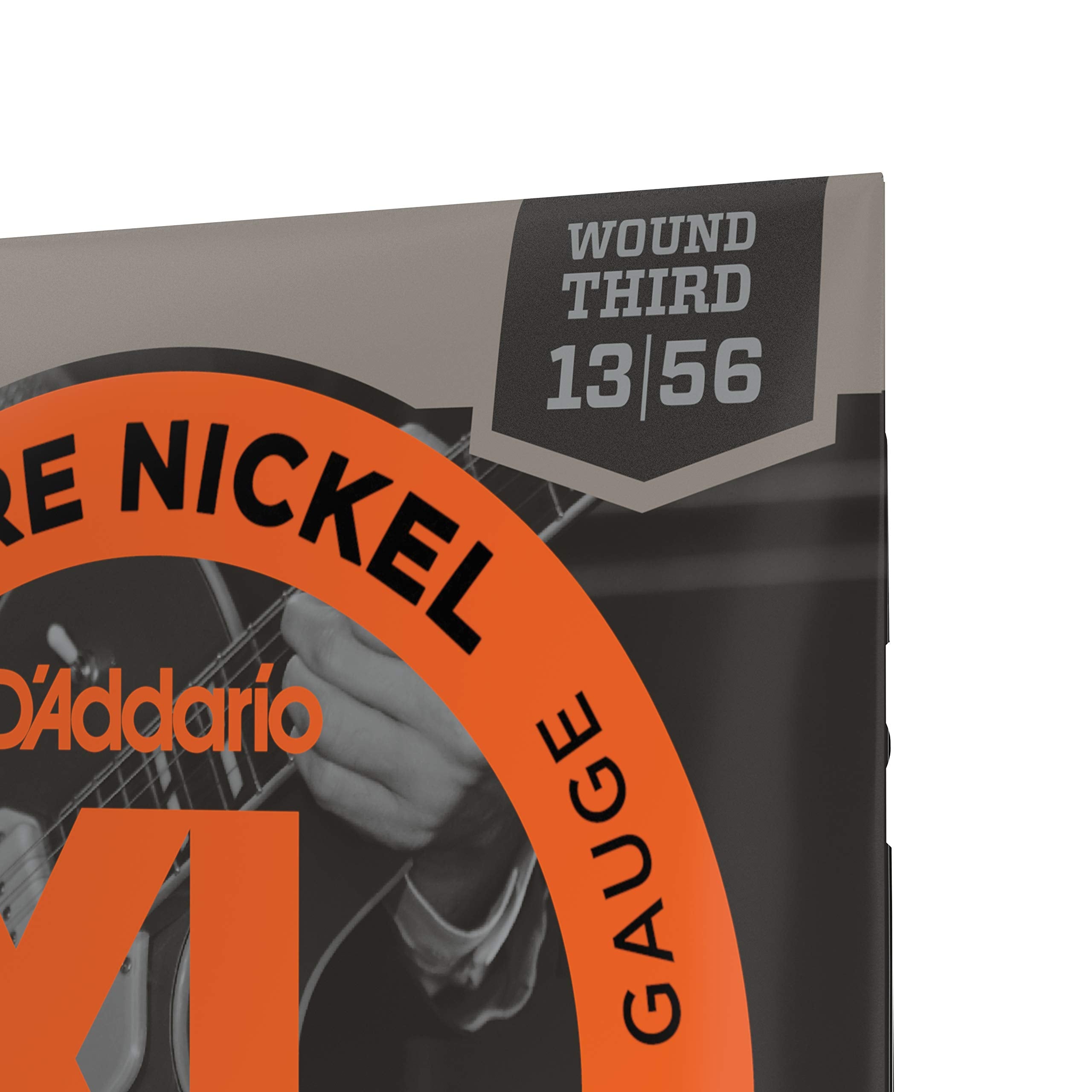 D'Addario Guitar Strings - XL Pure Nickel Electric Guitar Strings - Round Wound - Warm, Bright, Vintage Sound - EPN22 - Jazz Med