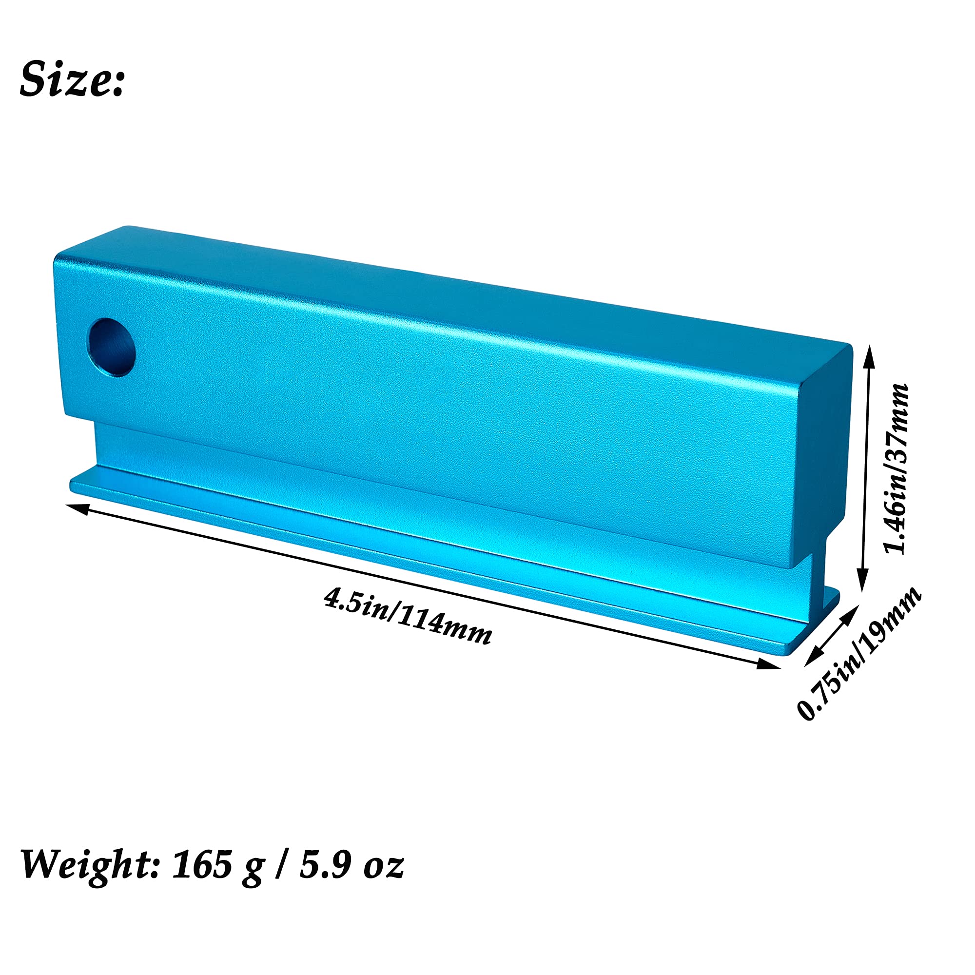 Meideal Guitar Fret Understring Leveler, Aluminum Fret Leveling Sanding Beam File Bar, Pro Luthier Repair Tool for Guitar & Bass