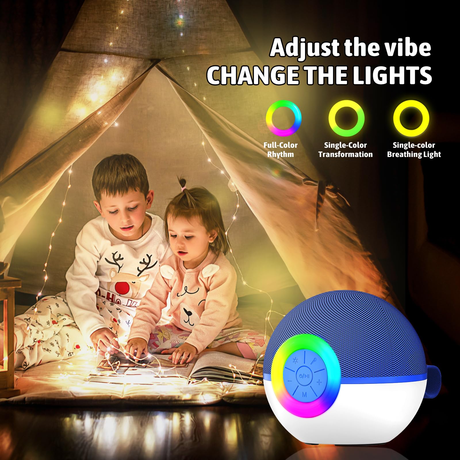 Heroange Karaoke Microphone Machine Toys for Kids Adults, Mini Portable Bluetooth Speaker with Wireless Mic, Christmas Birthday