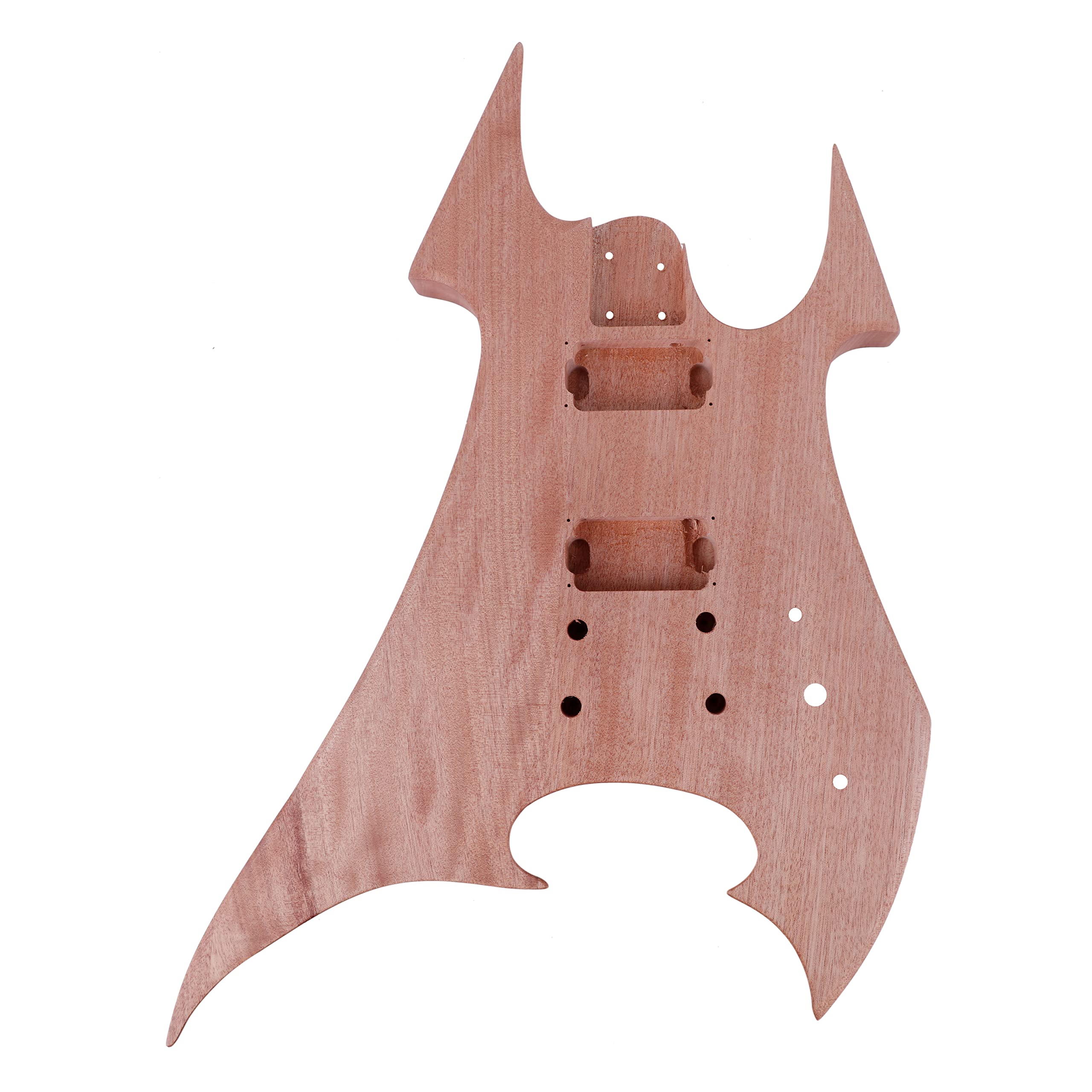 Leo Jaymz DIY Electric Guitar Kits with Mahogany Body and Maple Neck - Ebony Fingerboard and All Components Included (BC)