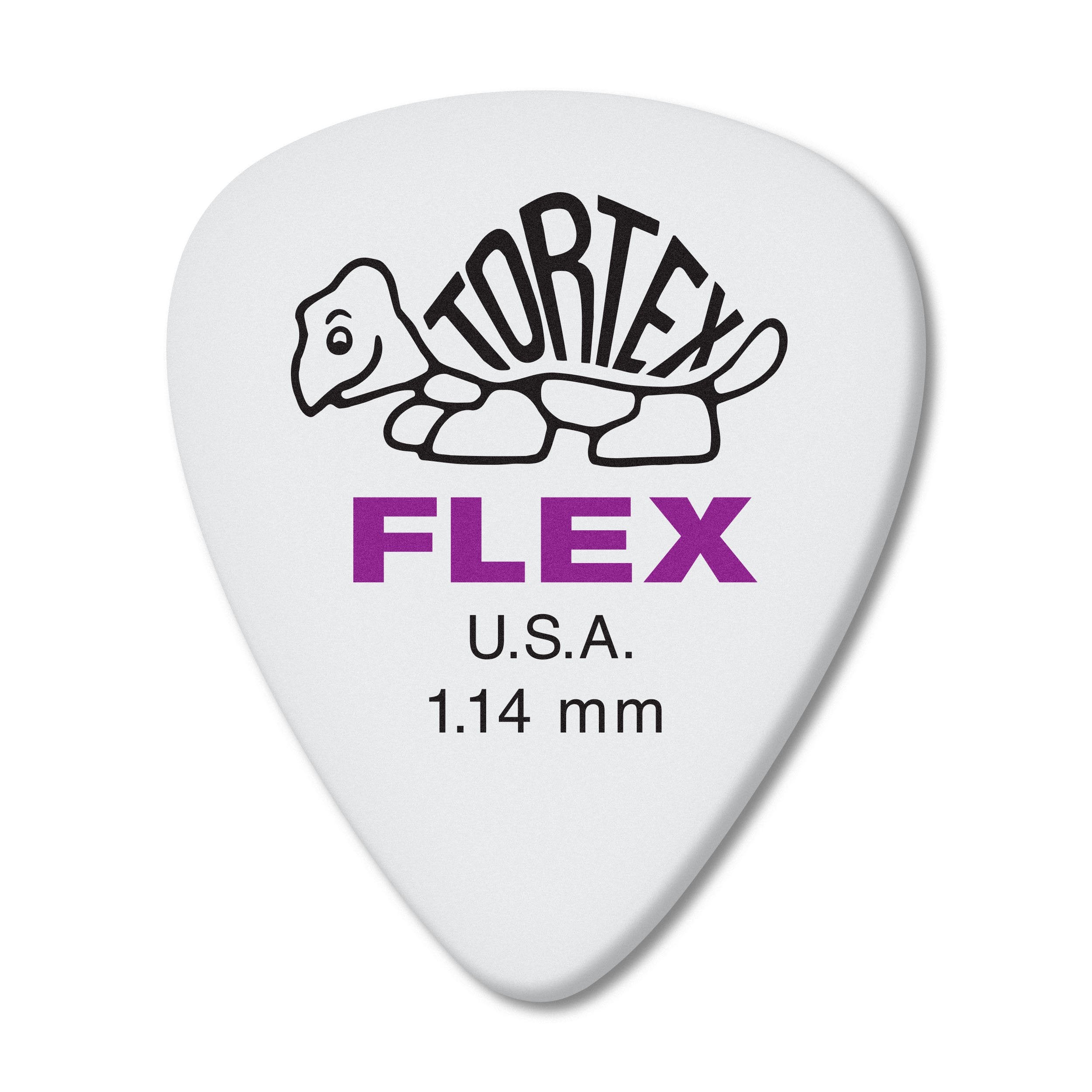Jim Dunlop Tortex Flex Standard 1.14Mm Guitar Picks - 72 Pack