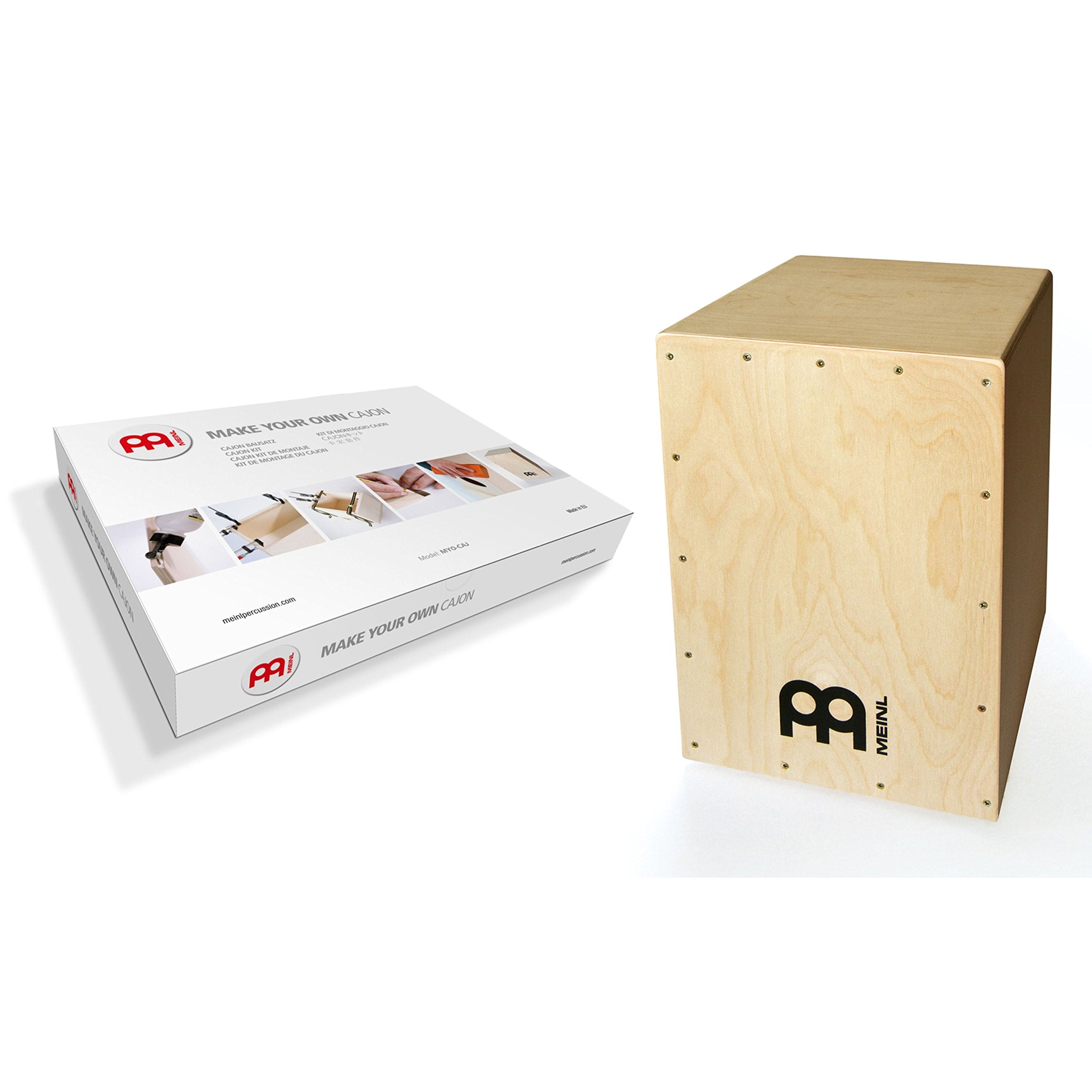 Meinl Make Your Own Cajon Kit with Snares - MADE IN EUROPE - Baltic Birch Wood, Includes Easy to Follow Manual (MYO-CAJ)