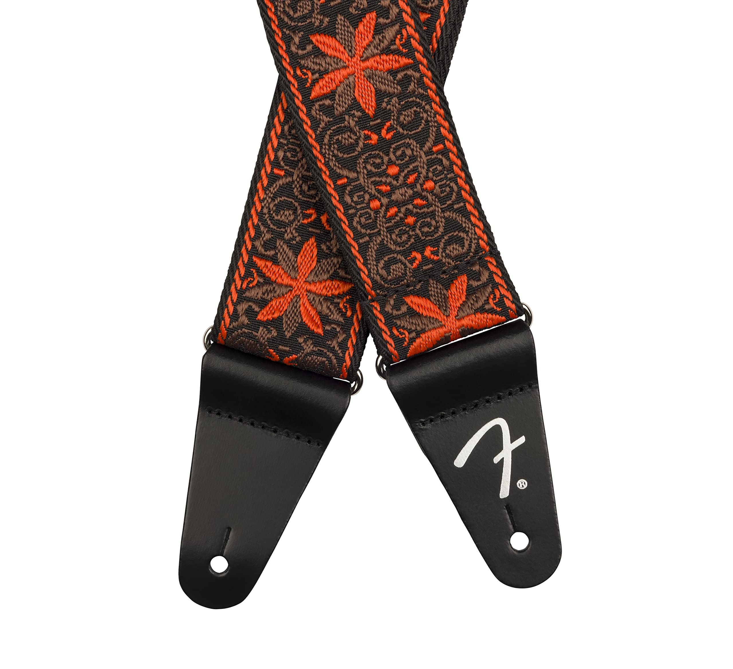 Fender Pasadena Woven Strap, 2in, Orange Wallflower