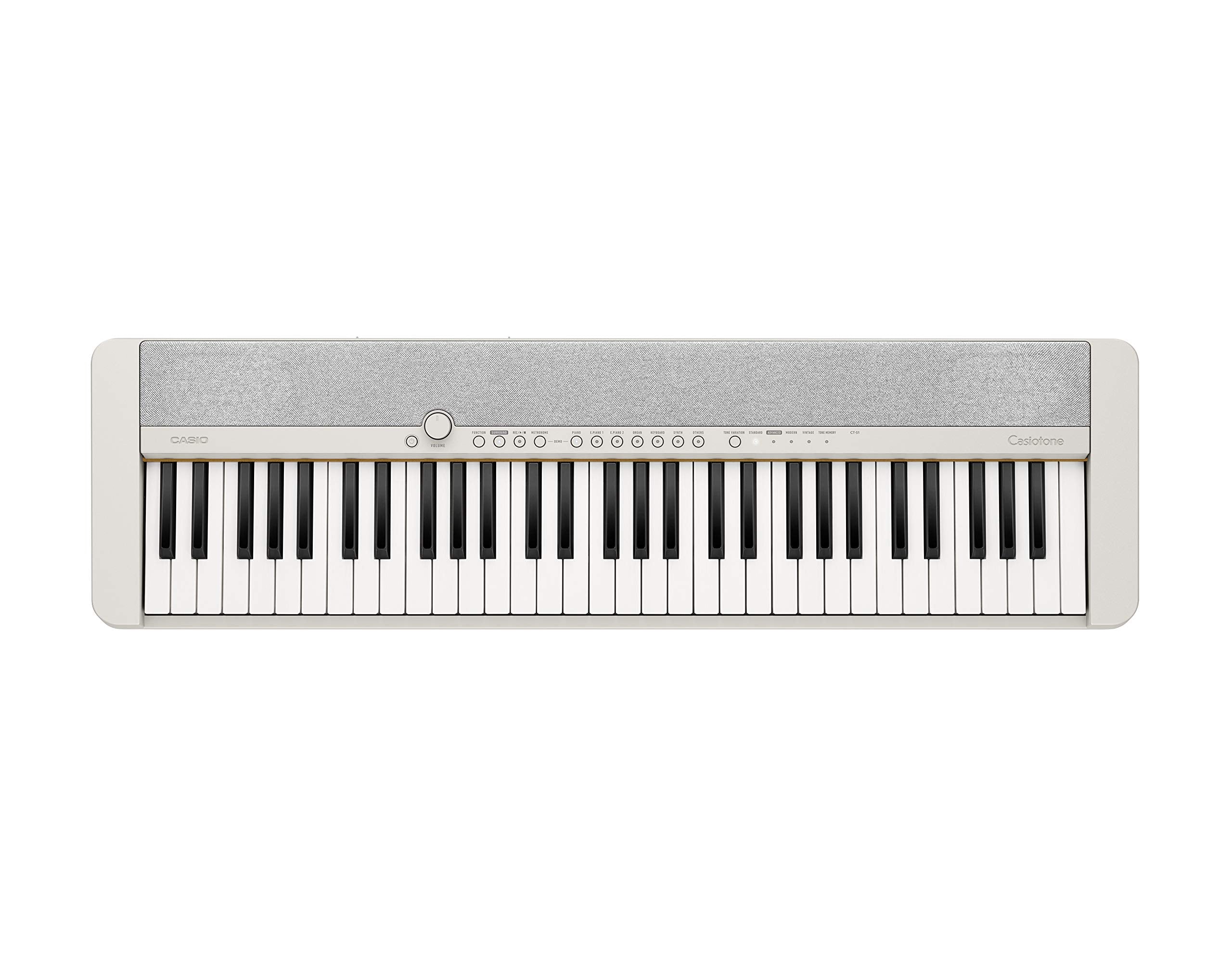 Casio Casiotone CT-S1- 61-Key Touch-Sensitive Retro Keyboard | Sleek, Portable Design for Beginners to Pros | Stereo Grand Piano