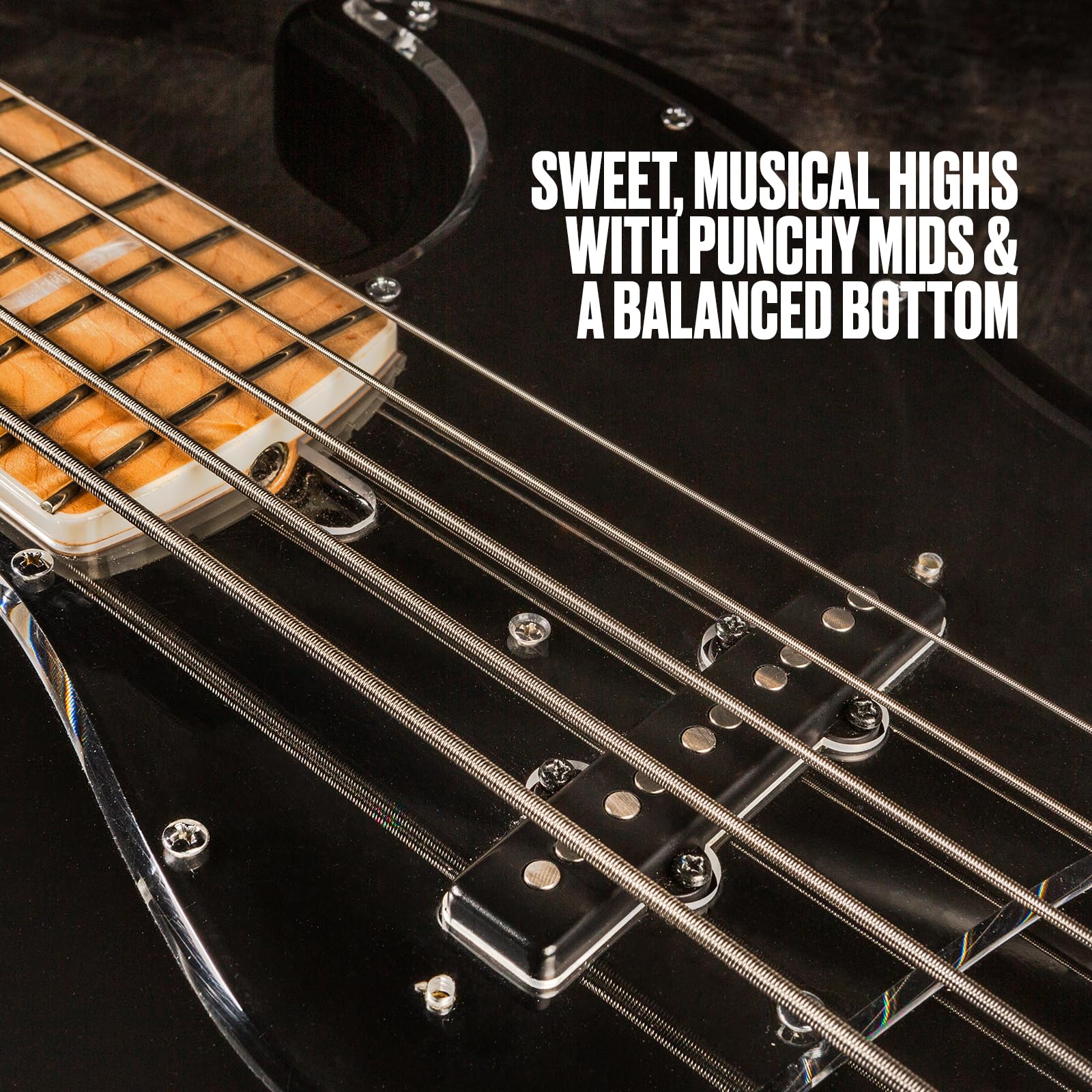 JIM DUNLOP Super Bright Nickel Wound Tapered Bass 45-125 | 5-String (DBSBN45125T)