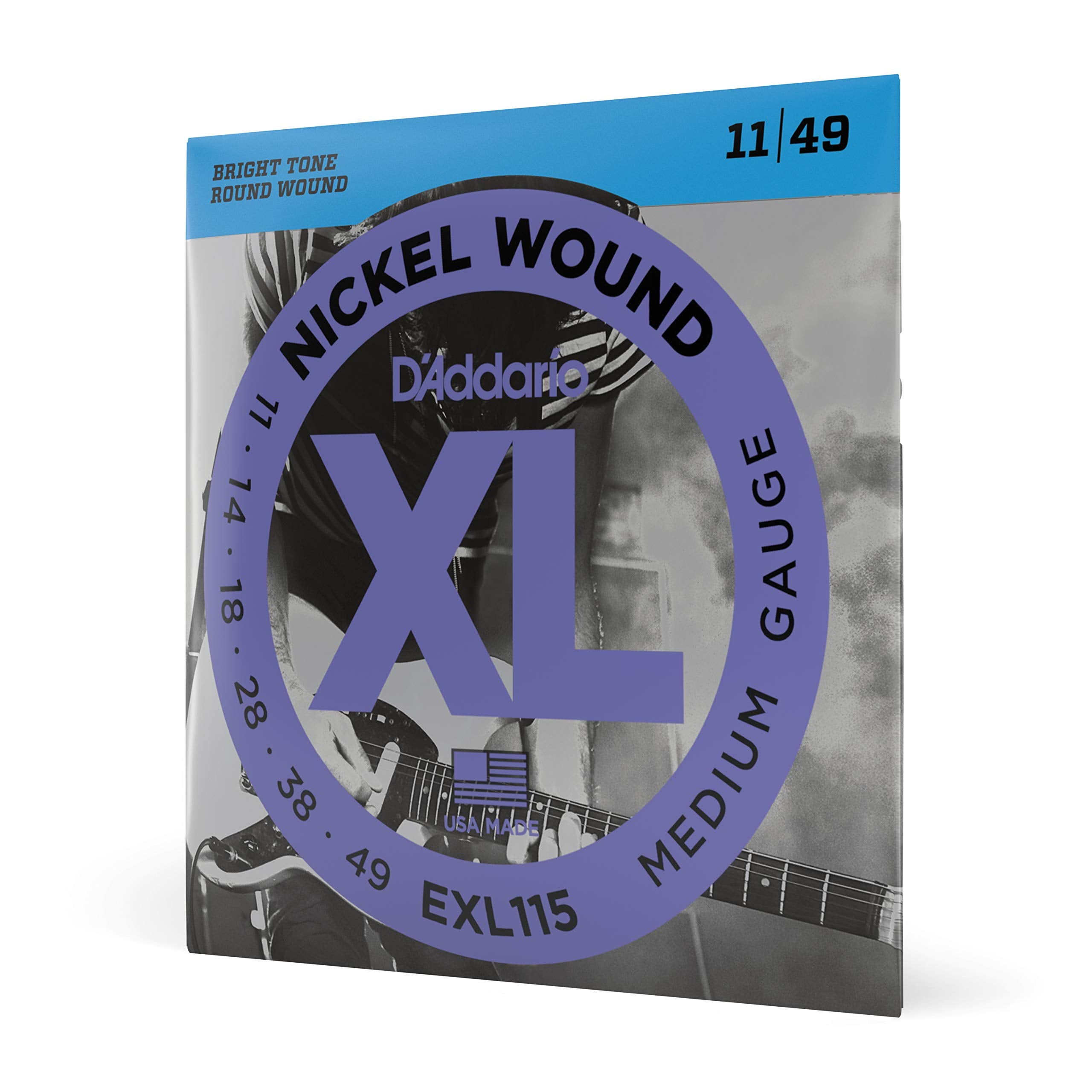 Daddario Guitar Strings - Xl Nickel Electric Guitar Strings - Exl115 - Perfect Intonation, Consistent Feel, Reliable Durability