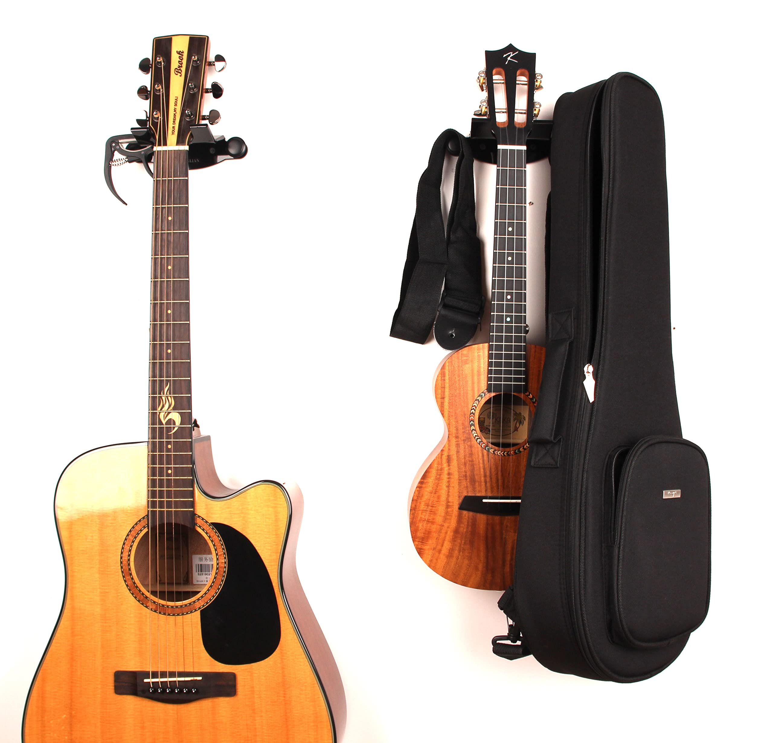 WANLIAN Guitar Wall Mount,Guitar Hanger Wall Mount Guitar Wall Hhangers Acrylic Guitar Stand Guitar Hanger Wall Hook Holder Stan