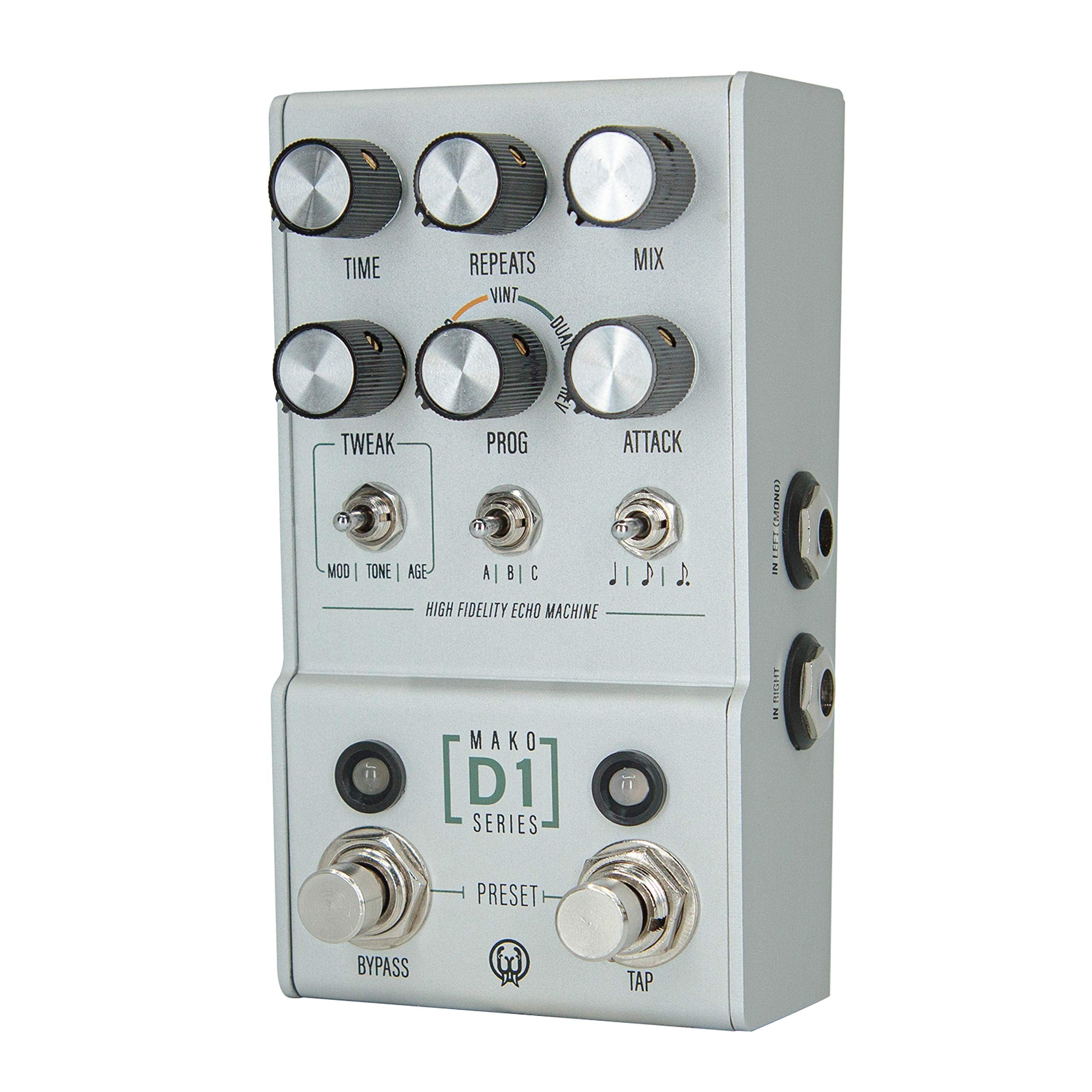 Walrus Audio MAKO Series D1 High-Fidelity Stereo Delay Pedal