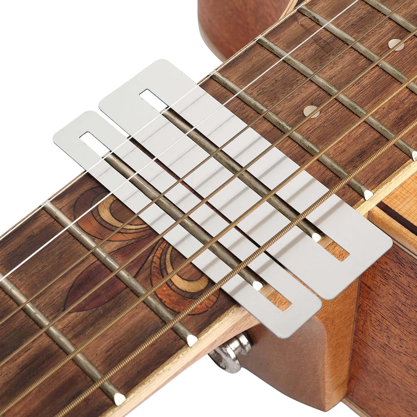 Guitar Fingerboard Luthier Tools Set Includes 8 '' Guitar Fret Leveling Sanding Beam Leveler, Guitar Fret Crowning Luthier File,