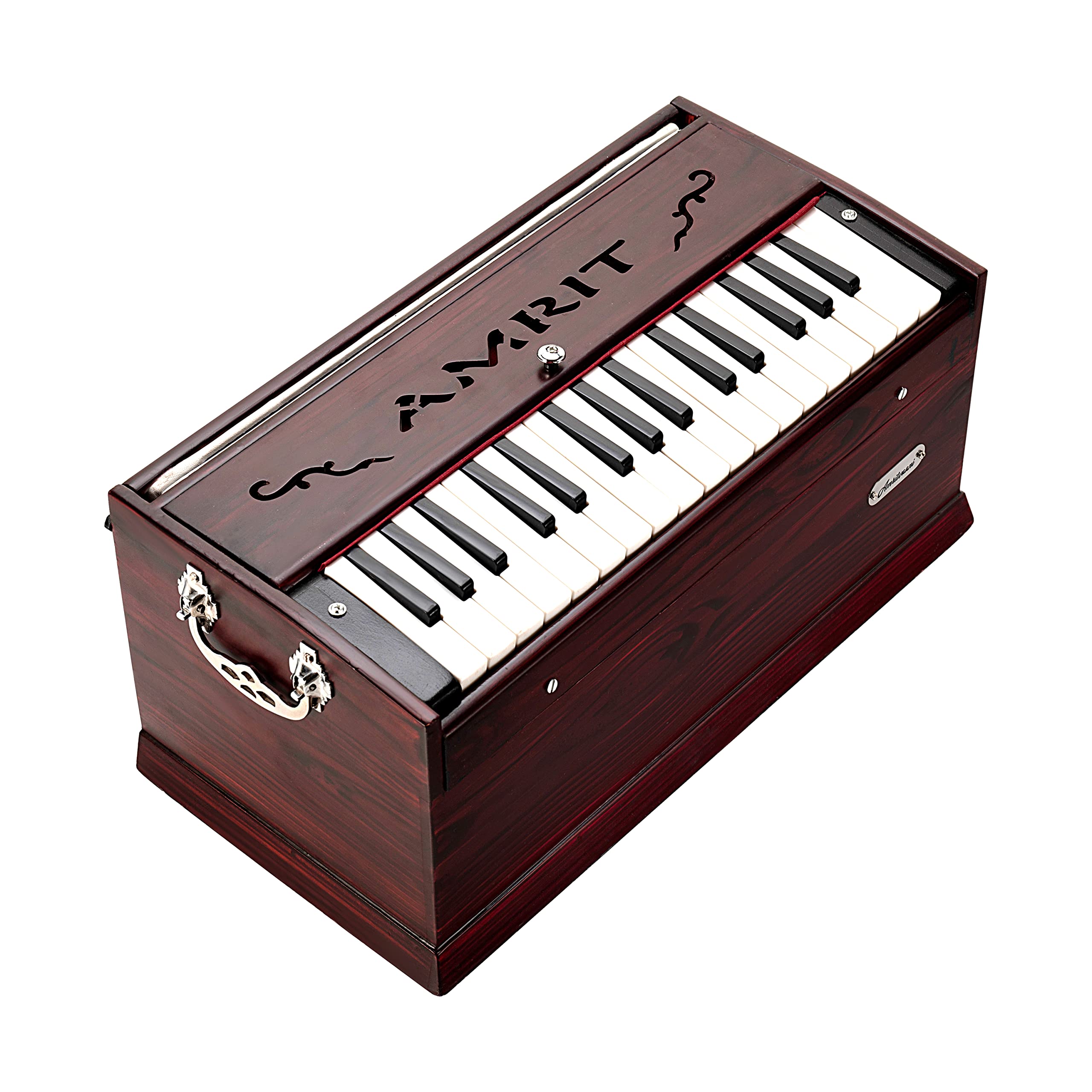 Amrit Amritvaani Professional Portable Harmonium  32 Keys, Lightweight & Easy To Carry, Melodica Reeds With Built-In Shruti Box 