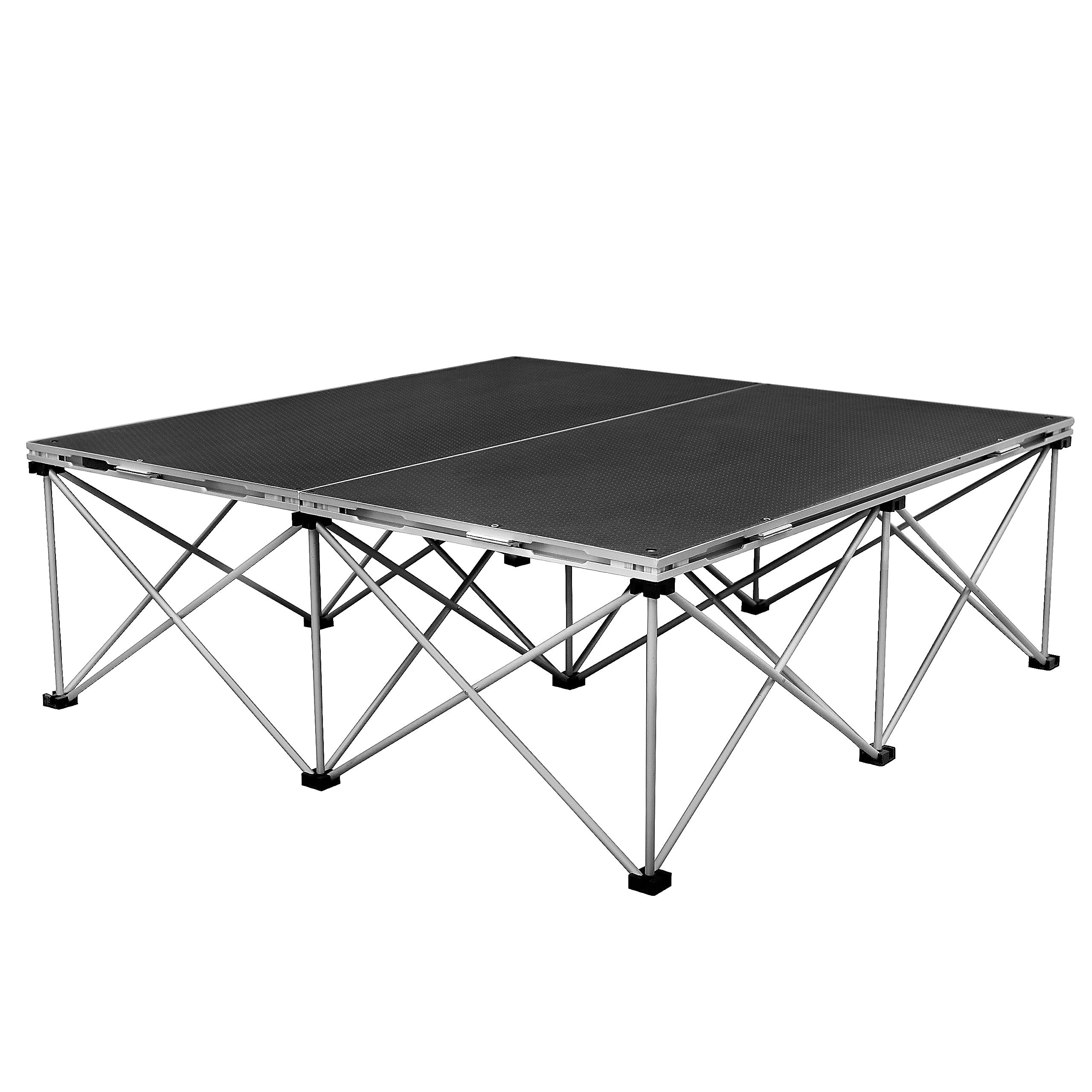 Tetra-Teknica Psr-16 4'X4' Folding Portable Stage Platform Modular Unit With 16    High 9-Strut Centipede Riser