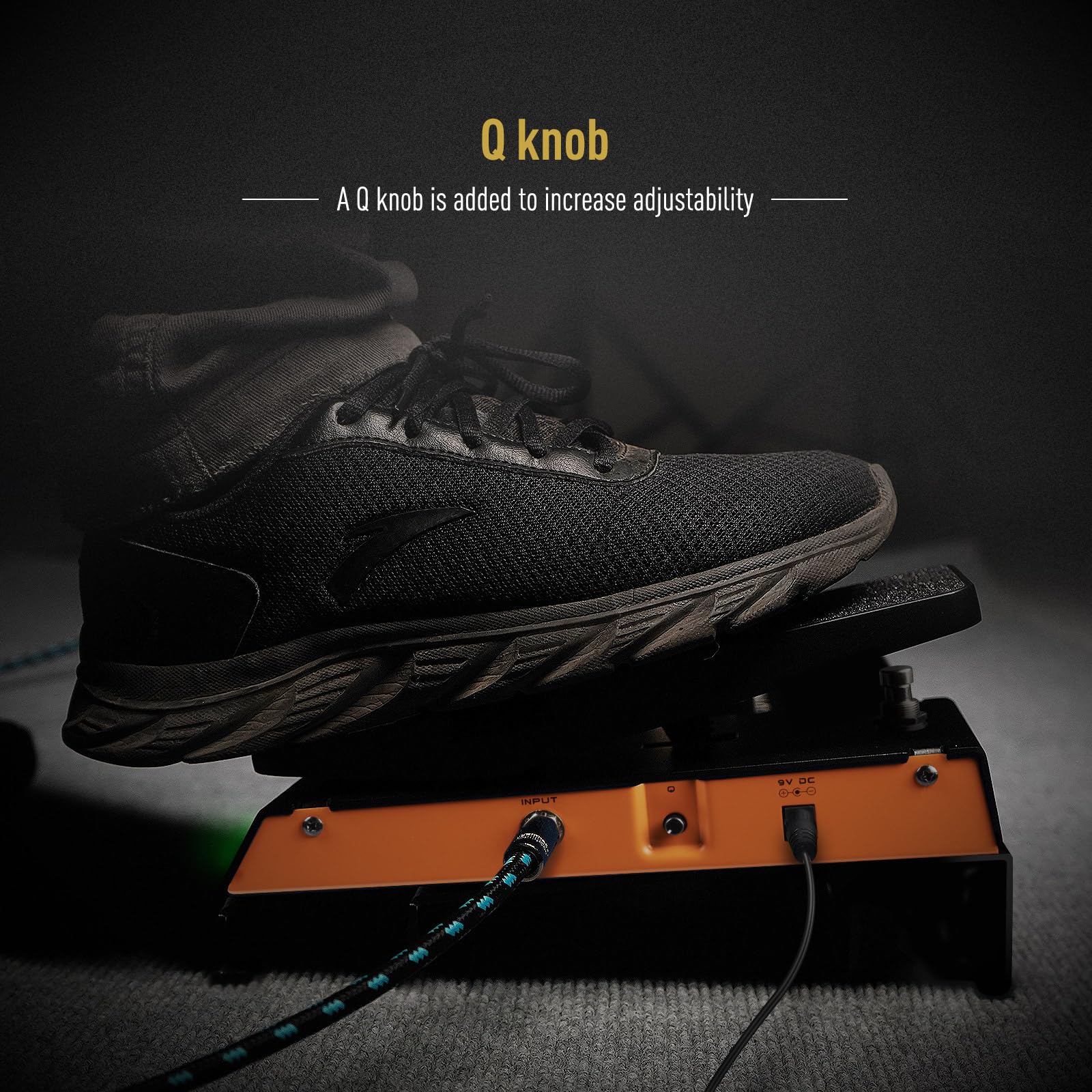 SONICAKE Wah Active Volume Pedal, Wah & Volume 2 in 1 Combo Guitar Effects Pedal, Full-size Pedal - FlipWah