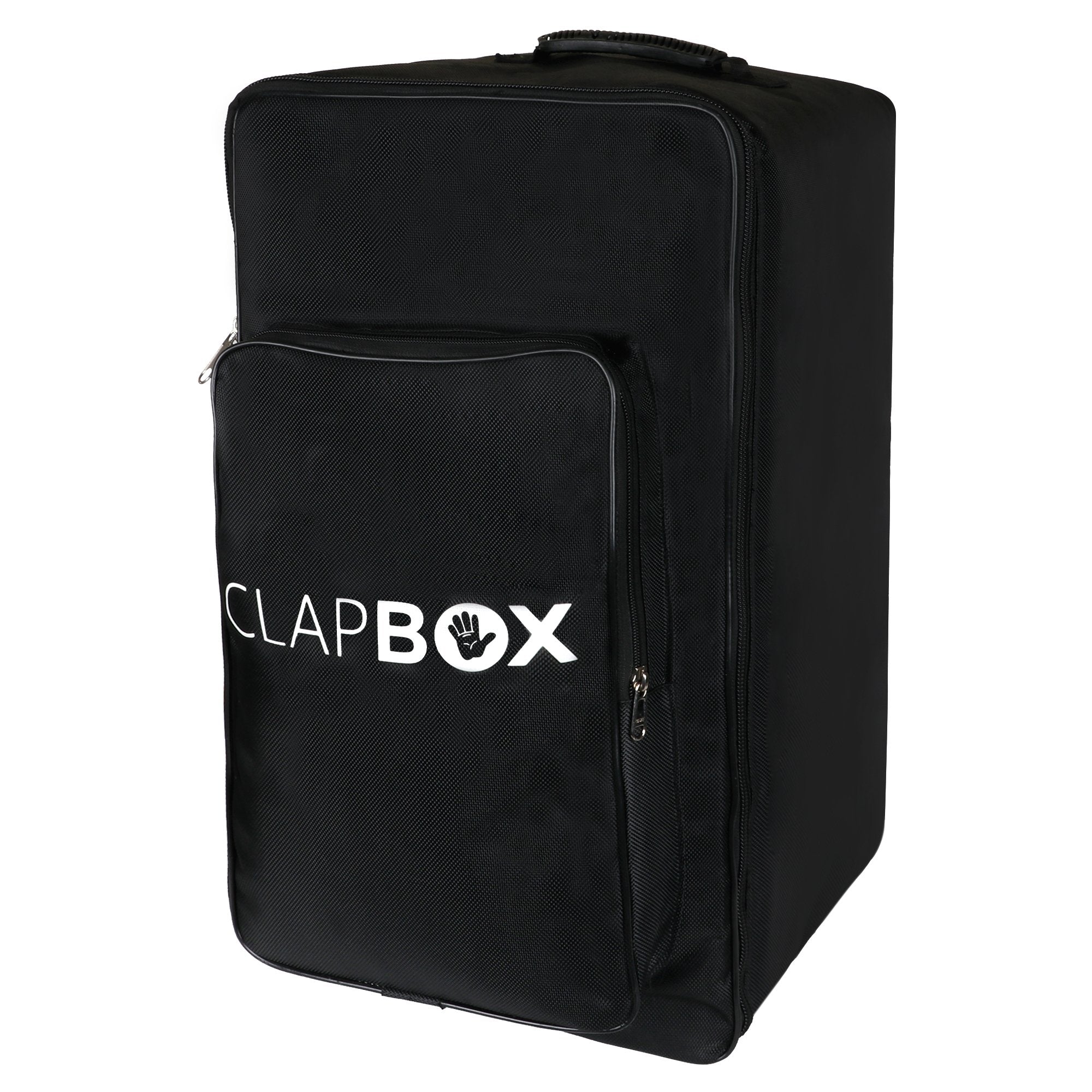Clapbox Cajon Bag - Universal Size for all Cajons, 10 mm Padding (H:50cm W:30cm L:30cm) - Standard Size, Cajon Gig Bag with Carr