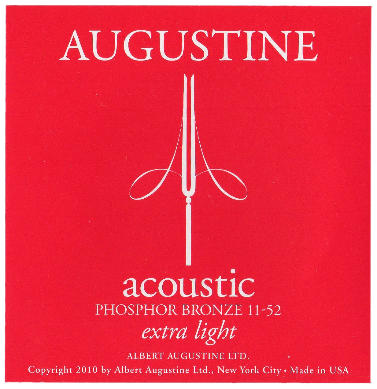 Aa Augustine Acoustic Guitar Strings (Hlacousticexlight)