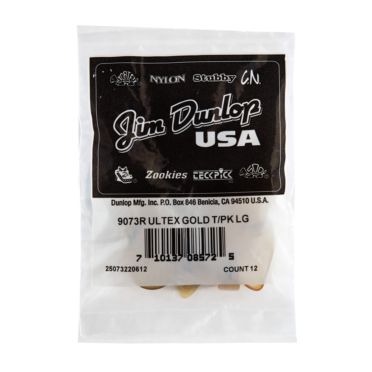 Jim Dunlop 9073R Thumbpicks, Large, 12/Bag