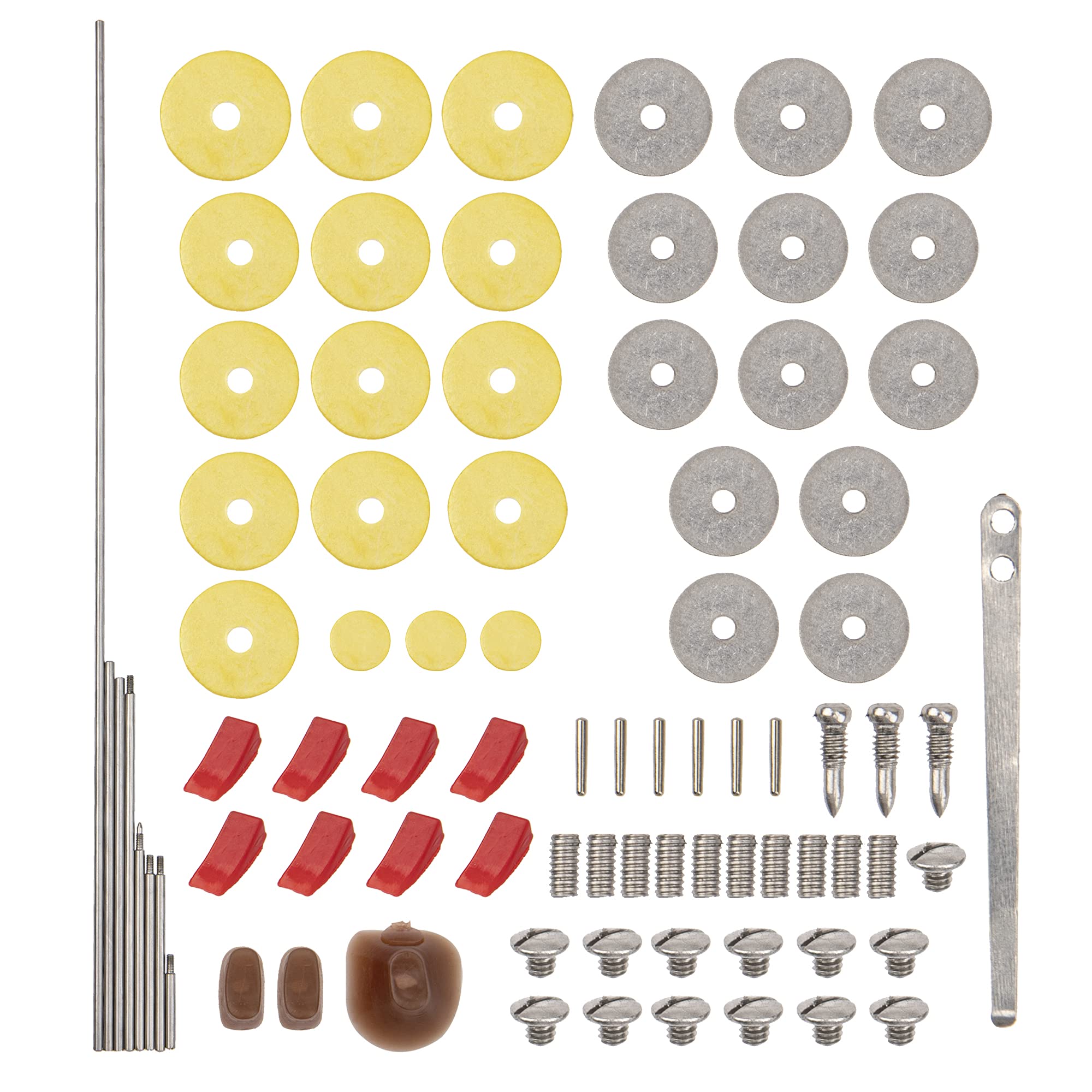1Set Yootones Flute maintenance tools kits,Practical DIY Repair Maintenance Kit Set Compatible with Flute Musical Instrument Par
