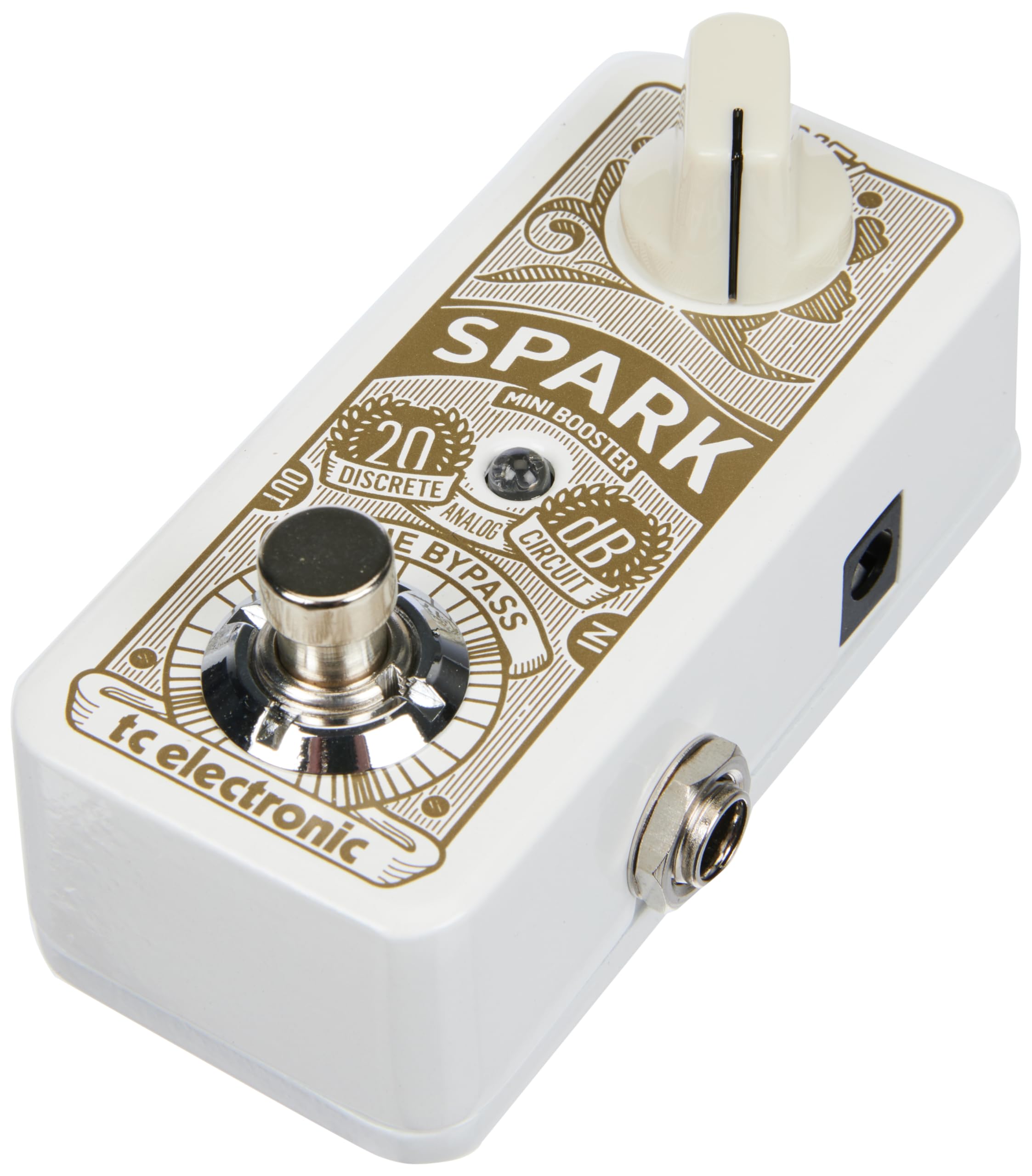 TC Electronic SPARK MINI BOOSTER Ultra-Compact Booster Pedal with PrimeTime Switching and Fully Analog Design