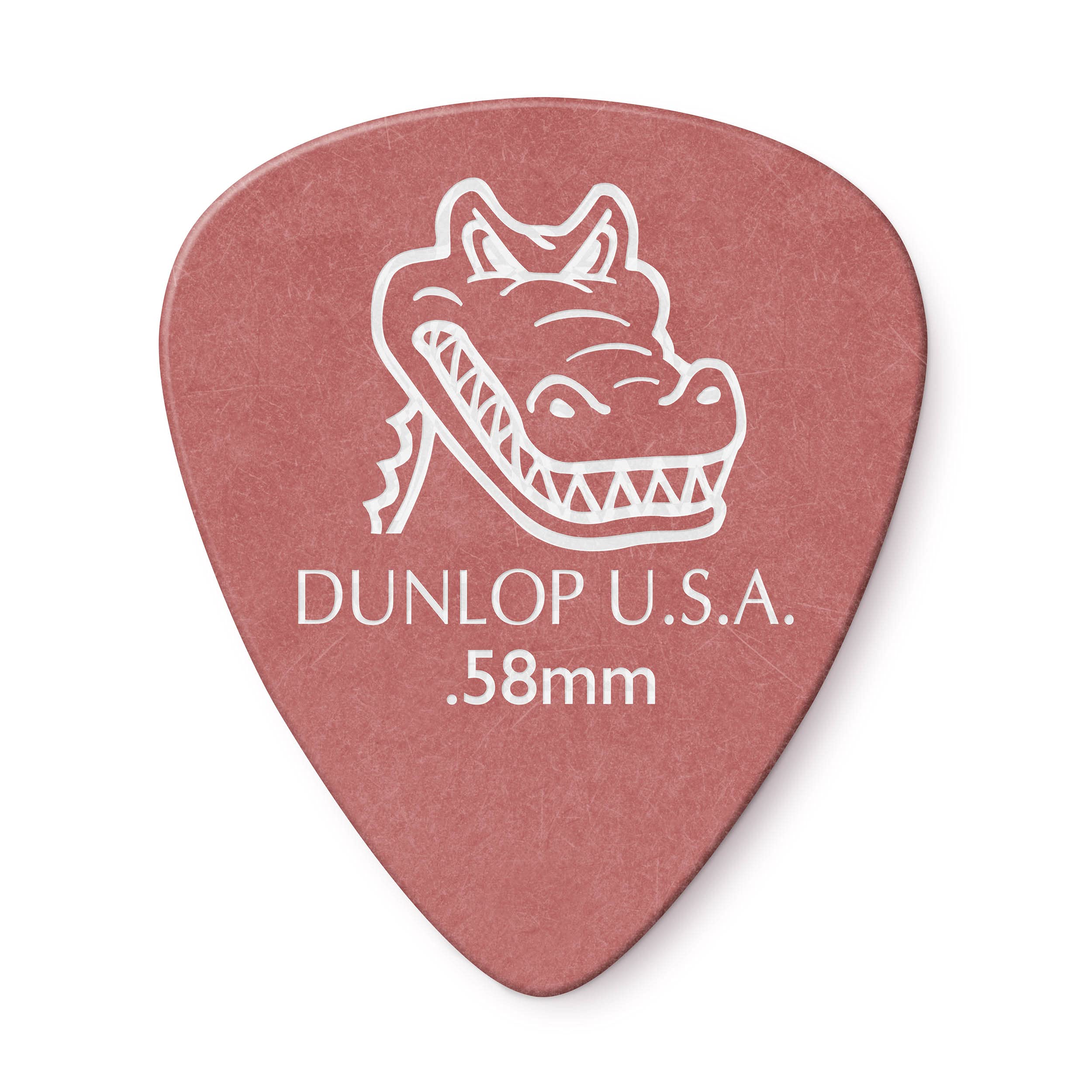 Dunlop 417R.58 Gator Grip, Red, .58Mm, 72/Bag