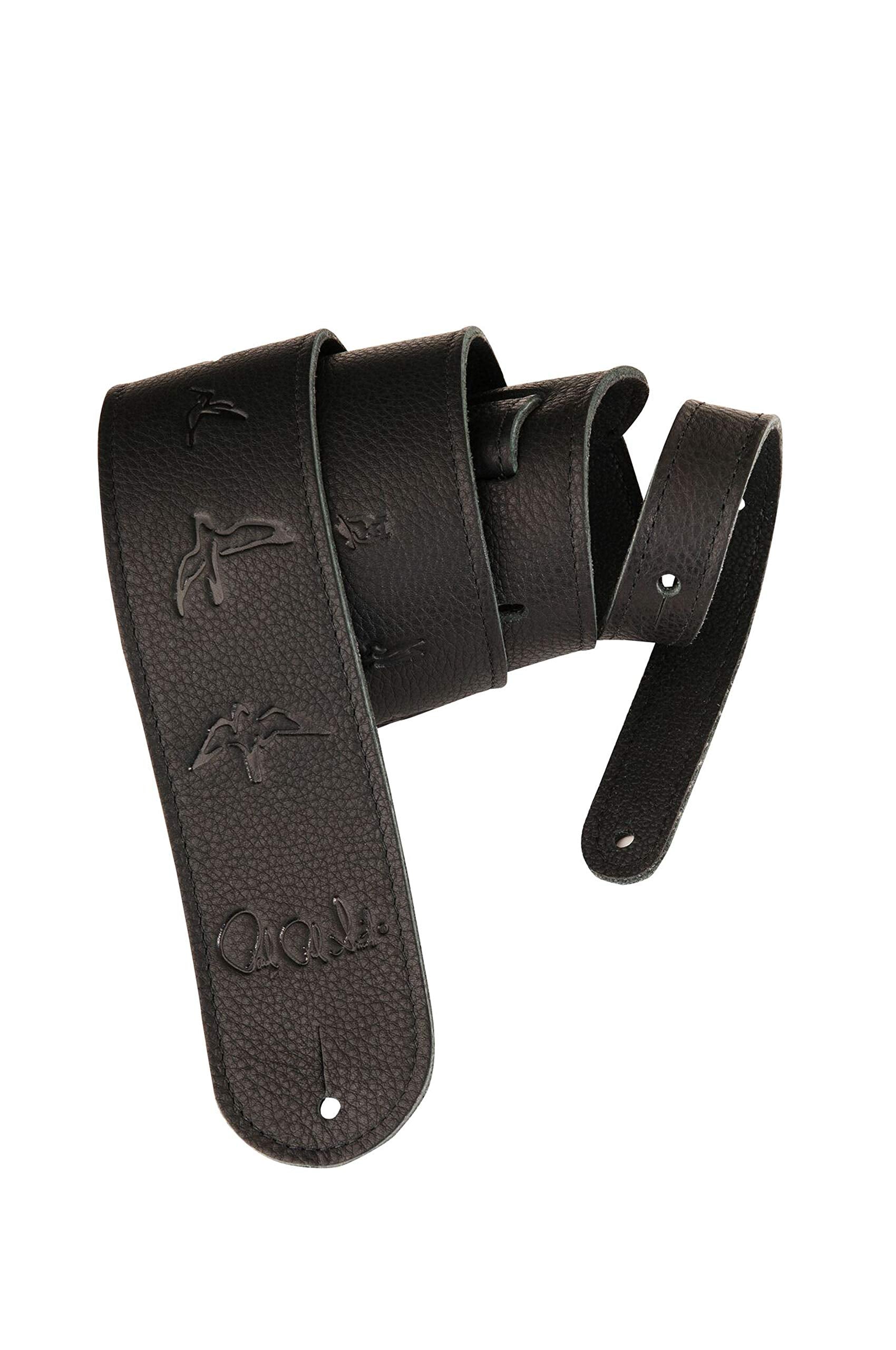 Prs Guitars Guitar Strap, Leather Strap, Birds -Black (Acc-3119)
