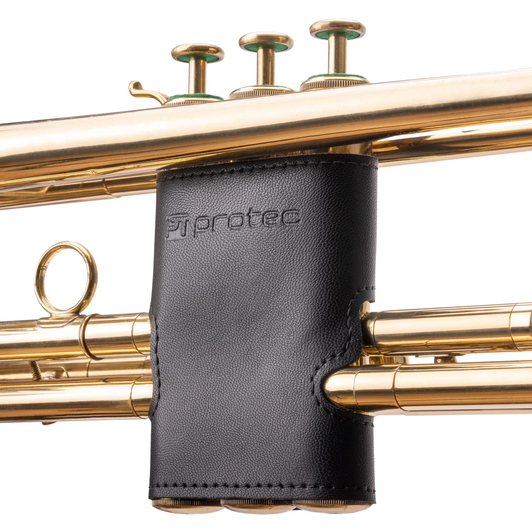 Protec Leatherette Trumpet Valve Guard, Black, Model VL226