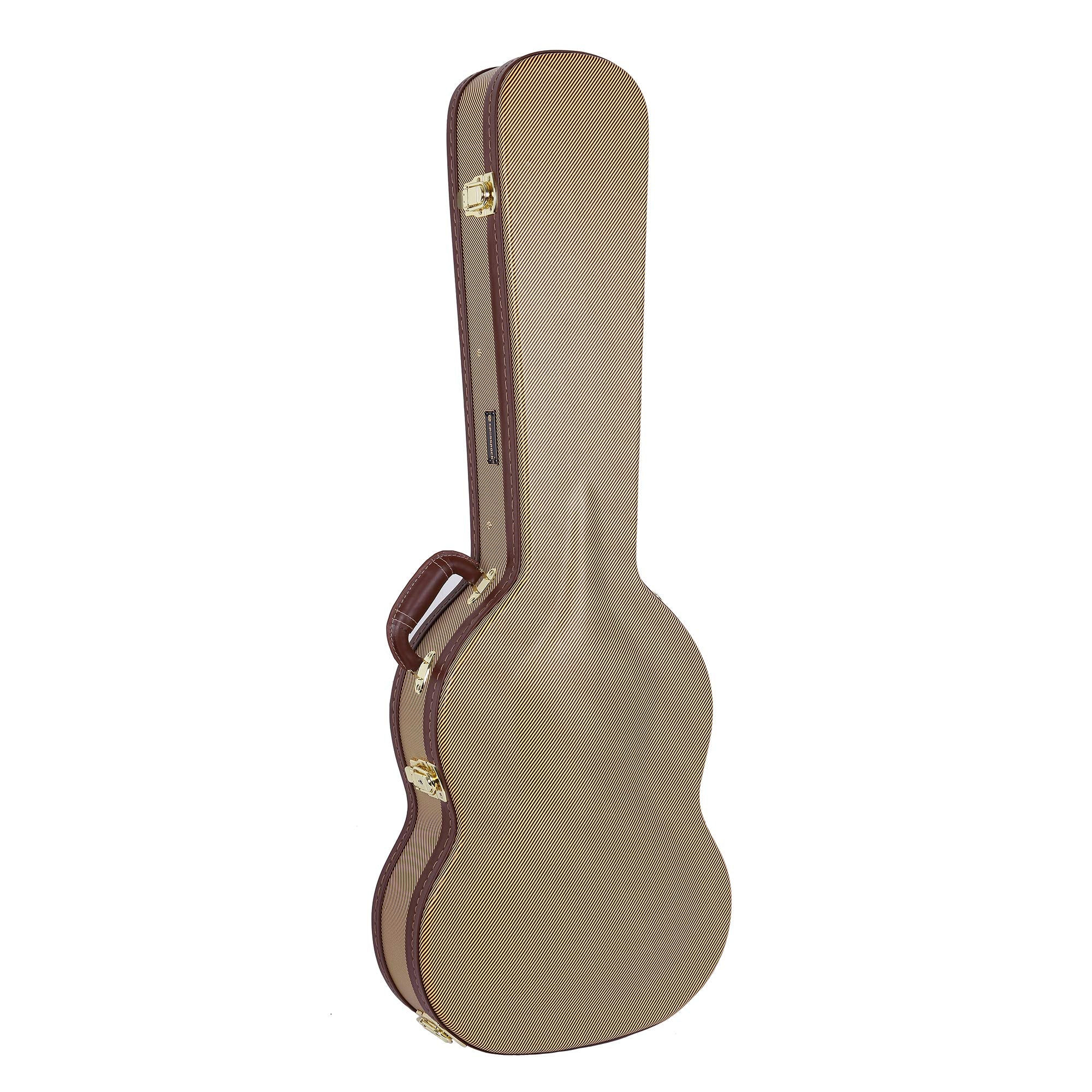 Crossrock Hardshell Arch Top Wood Case Fits Sg Electric Guitars-Vinyl Tweed(Crw600Sgtw)