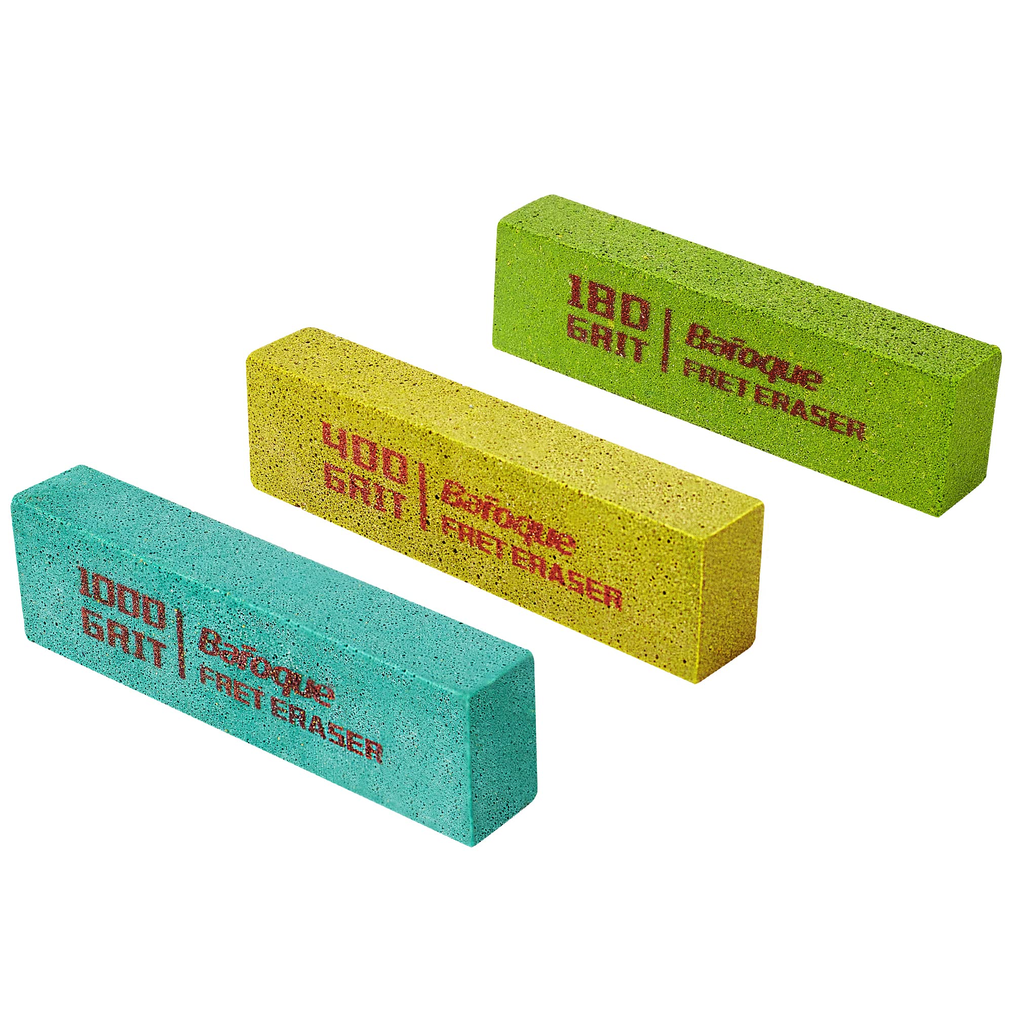 Guitar Fret Erasers, Fret Polishing Abrasive Rubber Blocks, Fret Cleaning Tool Set, Fret Polish Kit for Fretwire String and Meta