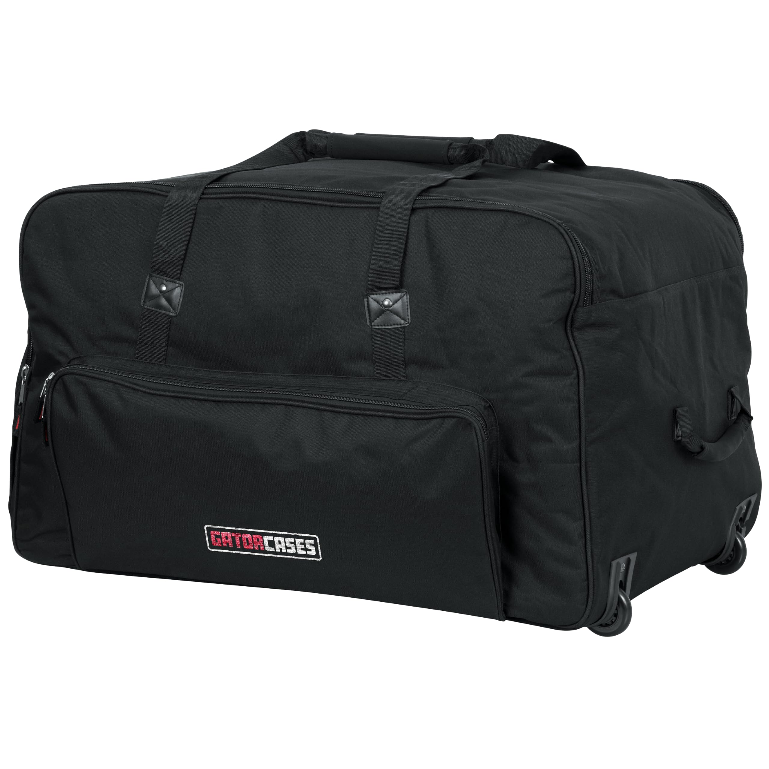 Gator Cases Rolling Speaker Bag for Standard Format 15 Loudspeakers with Retractable Pull Handle (GPA-715)