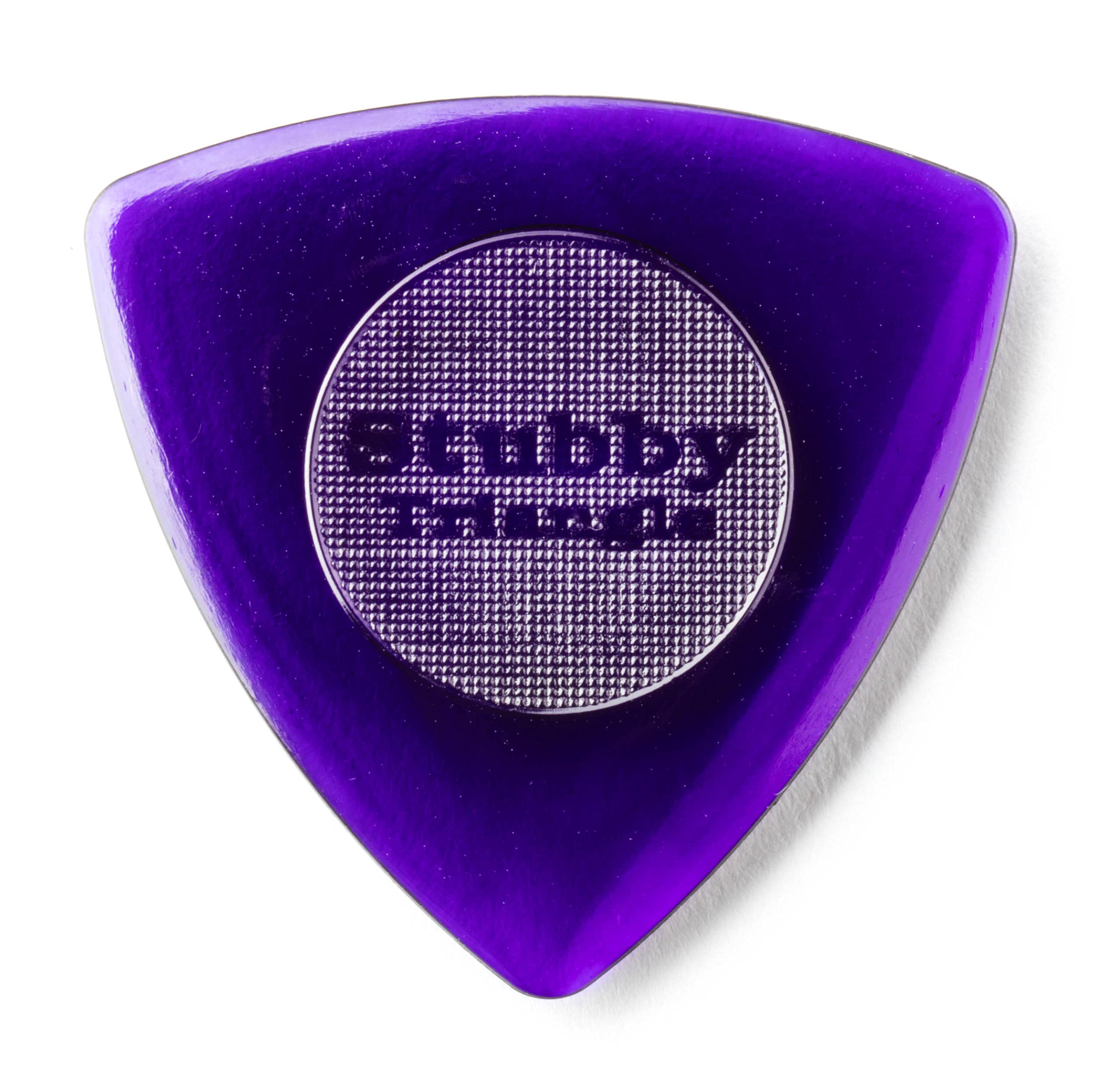 Jim Dunlop 473R3.0 Tri Stubby      , Dark Purple, 3.0Mm, 24/Bag