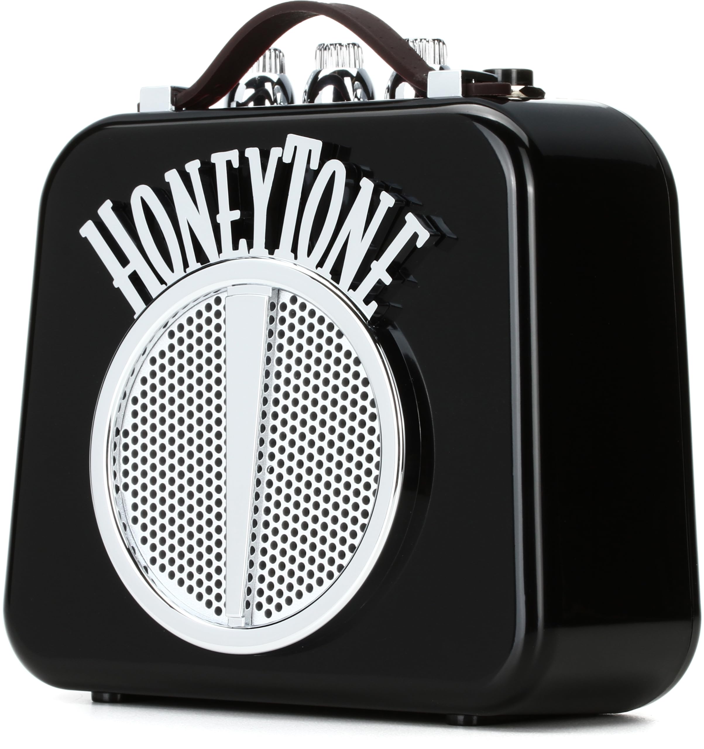 Danelectro Honeytone N-10 Guitar Mini Amp, Black with belt clip