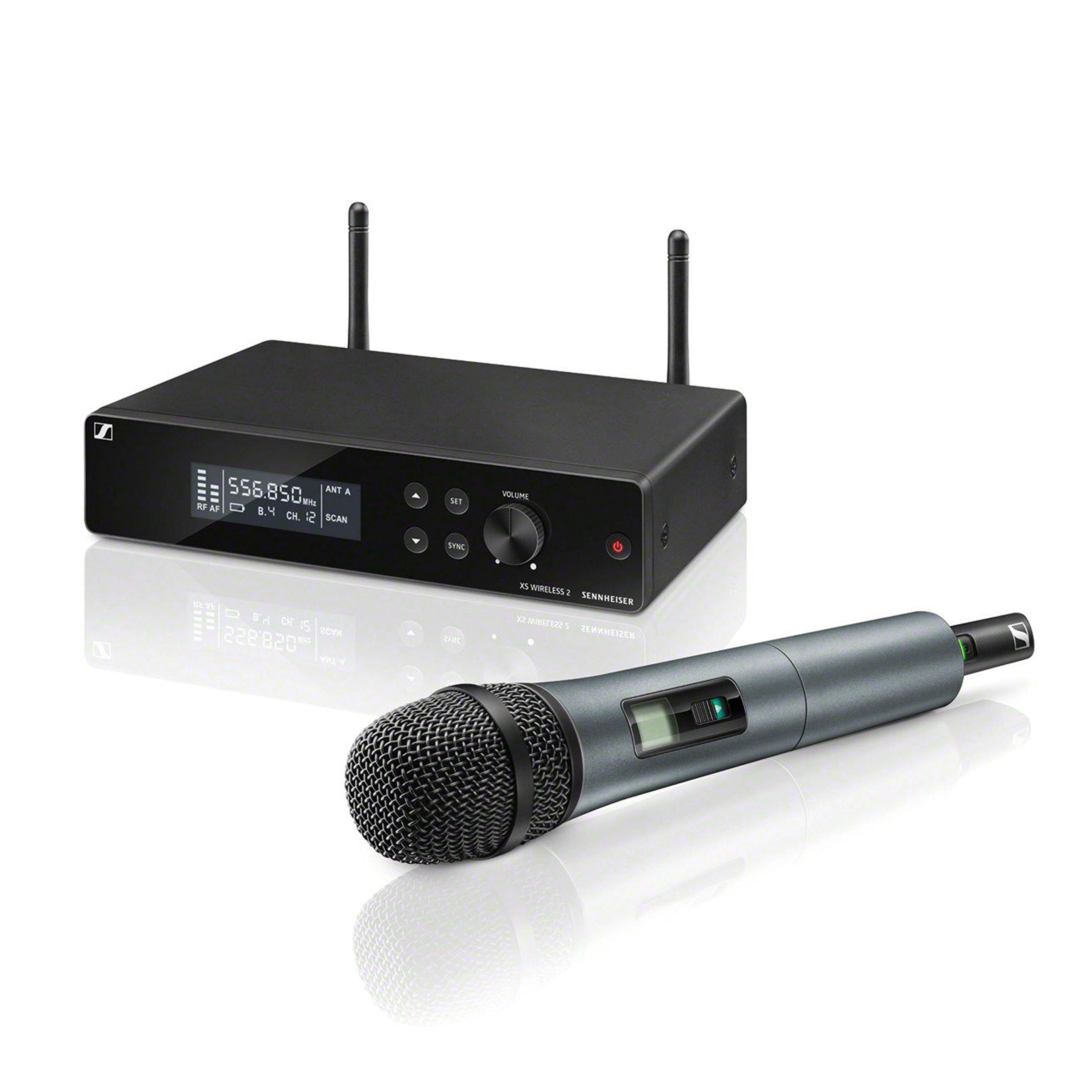 Sennheiser Xsw 2-835-A Wireless Microphone With External Antenna For Live Stage, Singers & Presenters. Up To 12 Compatible Chann