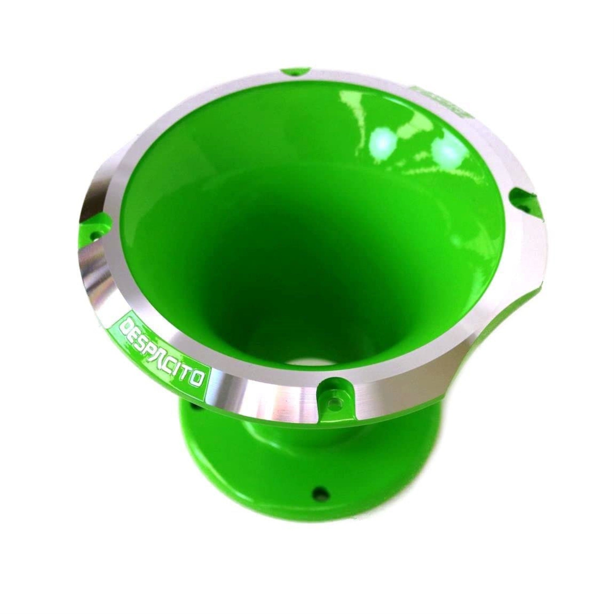 Circular Despacito Aluminum Bolt-On High Frequency Horn Flare Green With2-In Throat