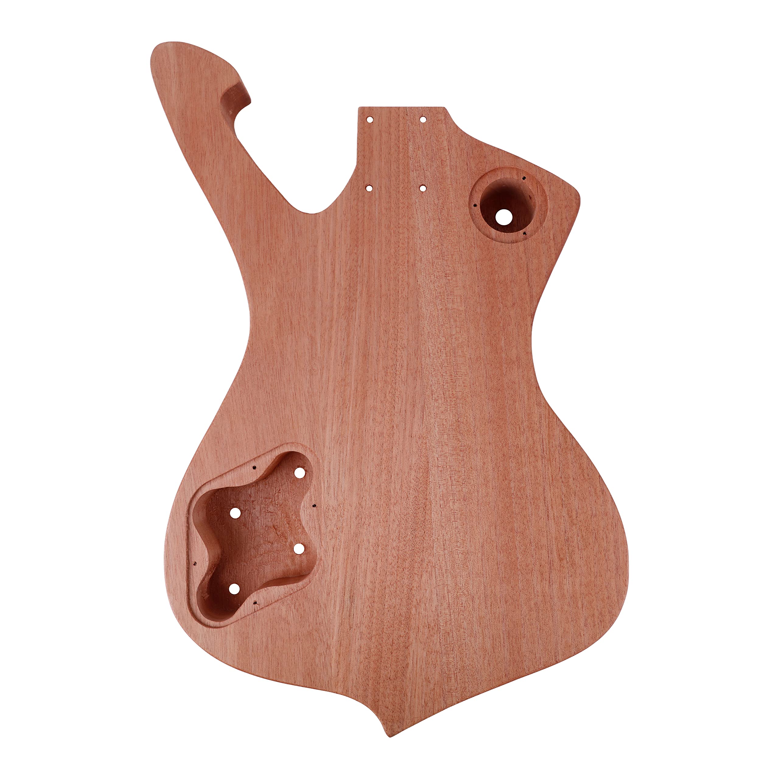 Leo Jaymz DIY Electric Guitar Kits with Mahogany Body and Maple Neck - Ebony Fingerboard and All Components Included (PS)