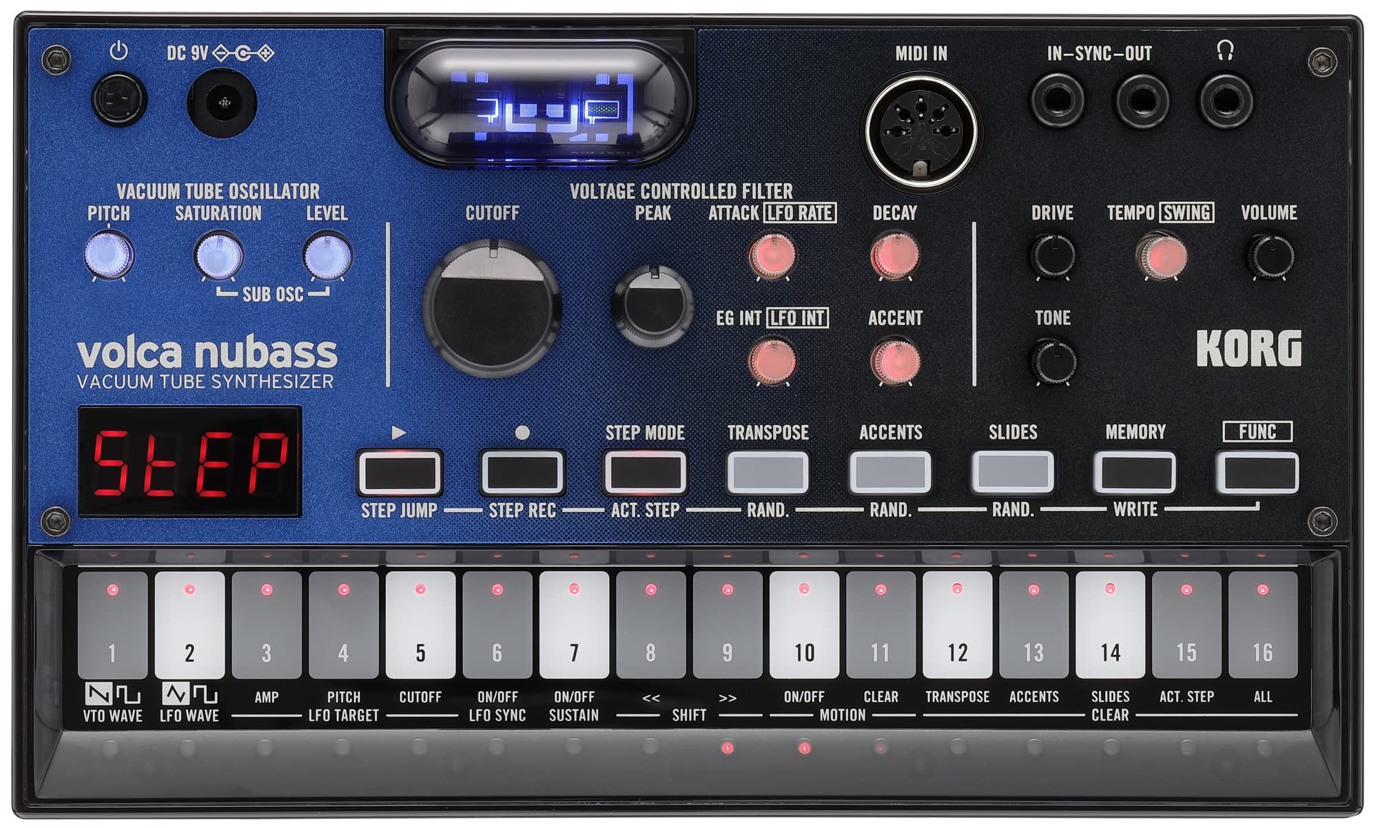 Korg Volca NuBass Vacuum Tube Bass Synth