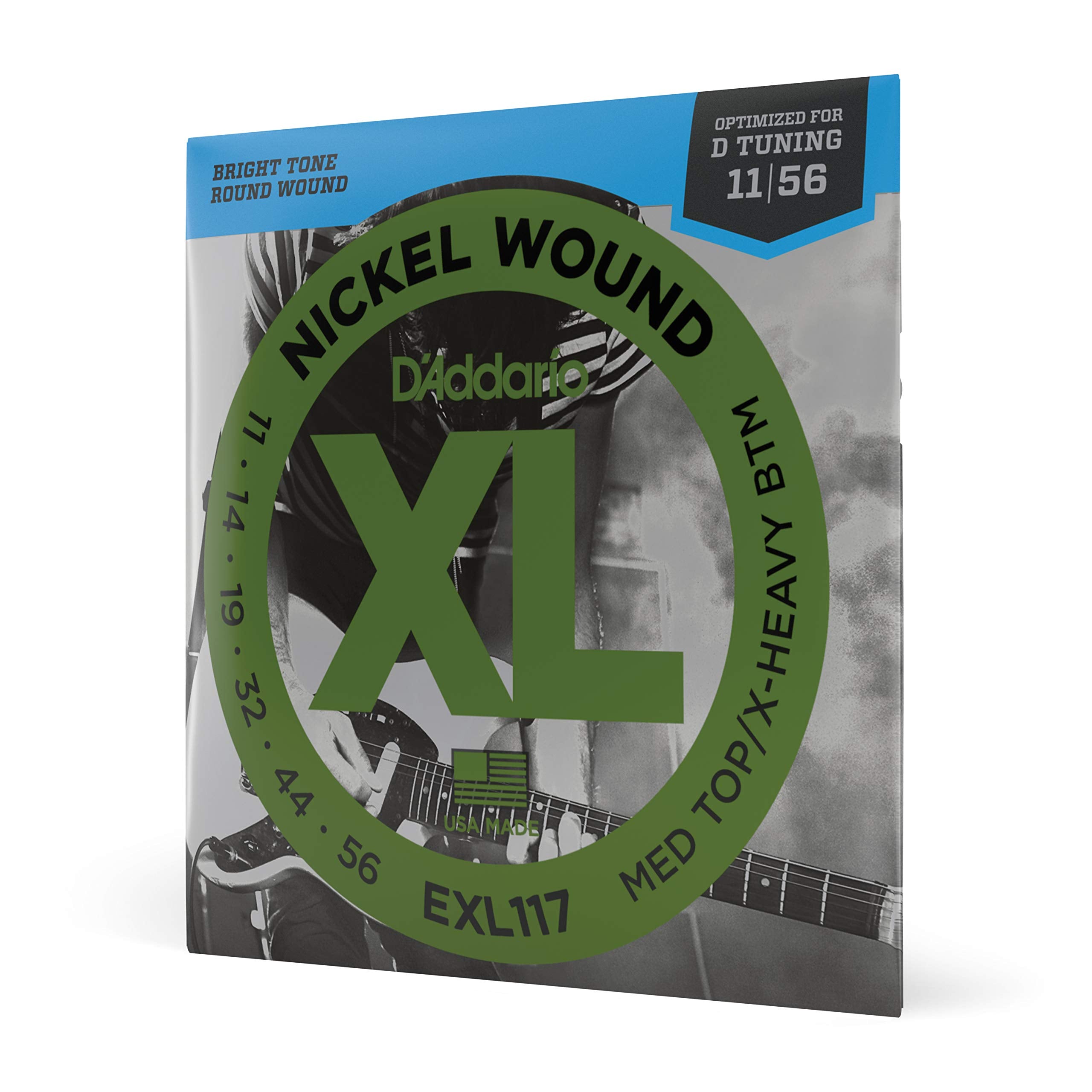 Daddario Guitar Strings - Xl Nickel Electric Guitar Strings - Exl117 - Perfect Intonation, Consistent Feel, Reliable Durability