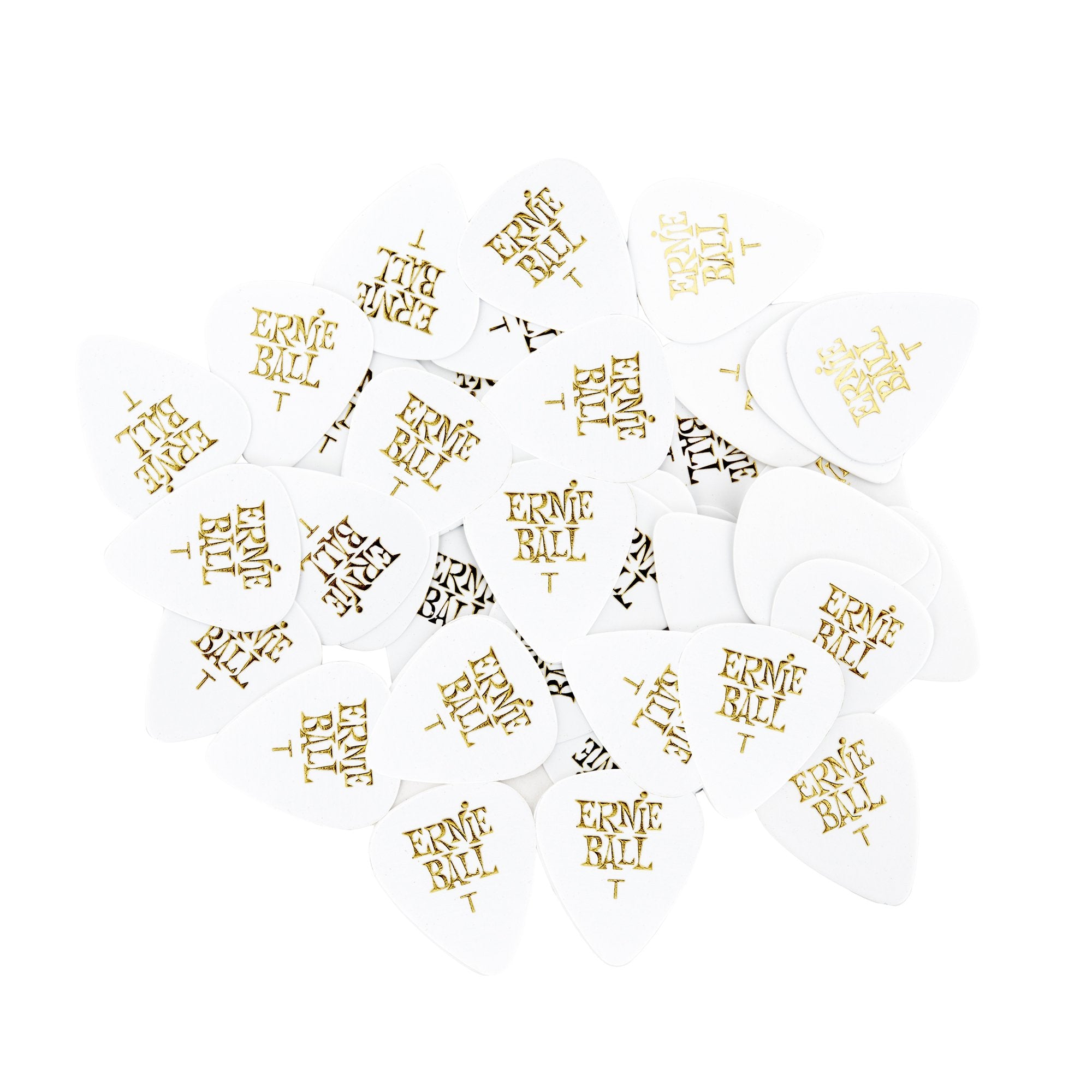 Ernie Ball Guitar Picks, Thin, White, 144-pack (P09101)