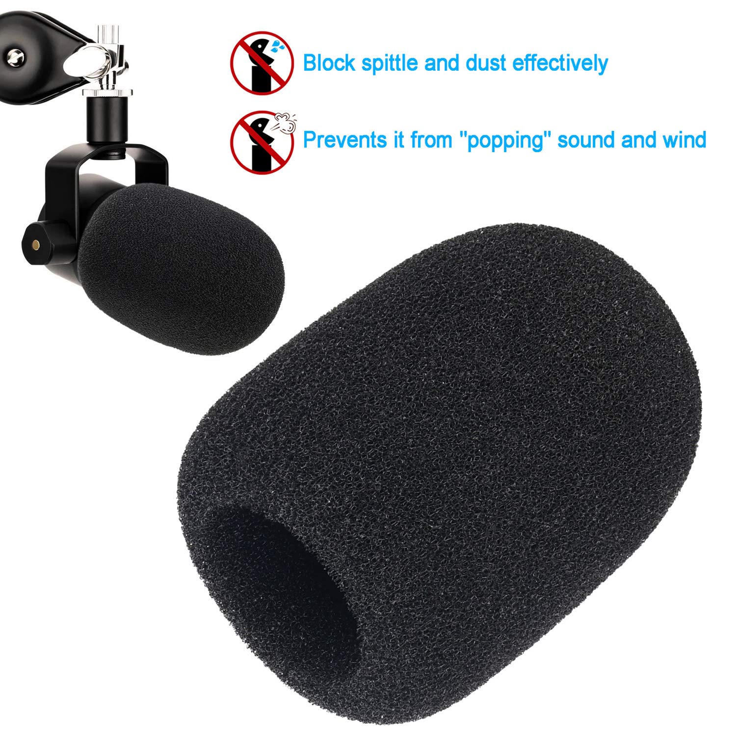 20+18.5in Rode Podmic Stand with Pop Filter, Professional Boom Arm and Windscreen for Rode PodMic Cardioid Dynamic Podcasting Mi