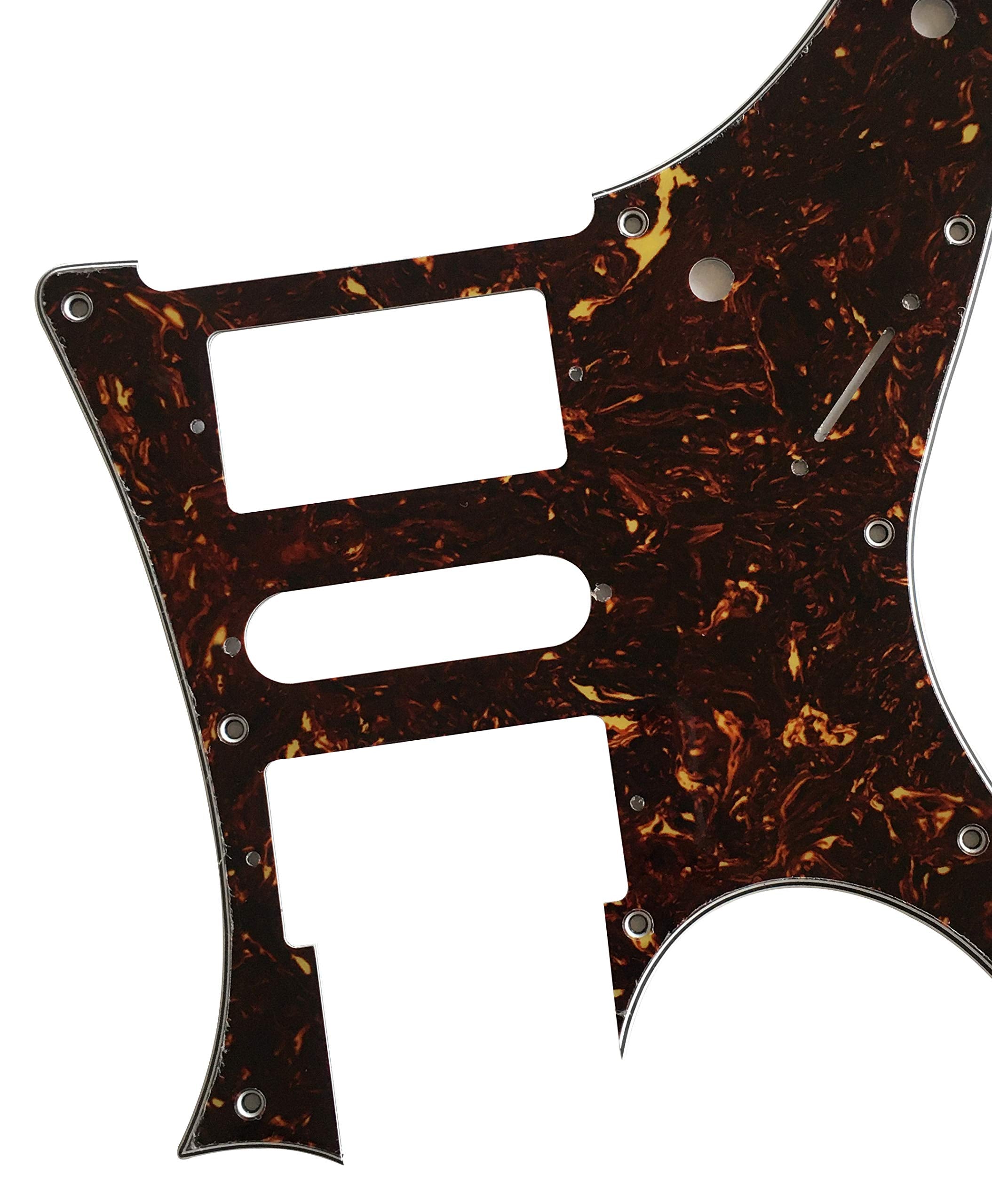 Guitar Parts For Ibanez RG 350 EX Style Lefthanded Guitar Pickguard (4 Ply Brown Tortoise)