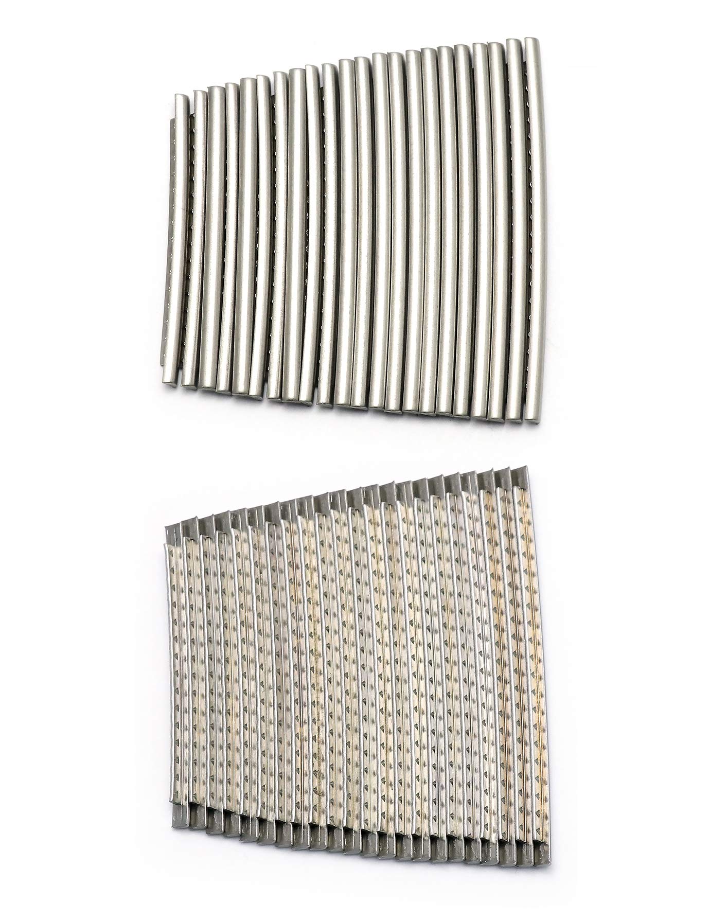 Holmer Guitar Fret Wires 2.7mm 22 Frets Stainless Steel Fretwire Compatible with Fender Gibson Electric or Acoustic Guitar Finge