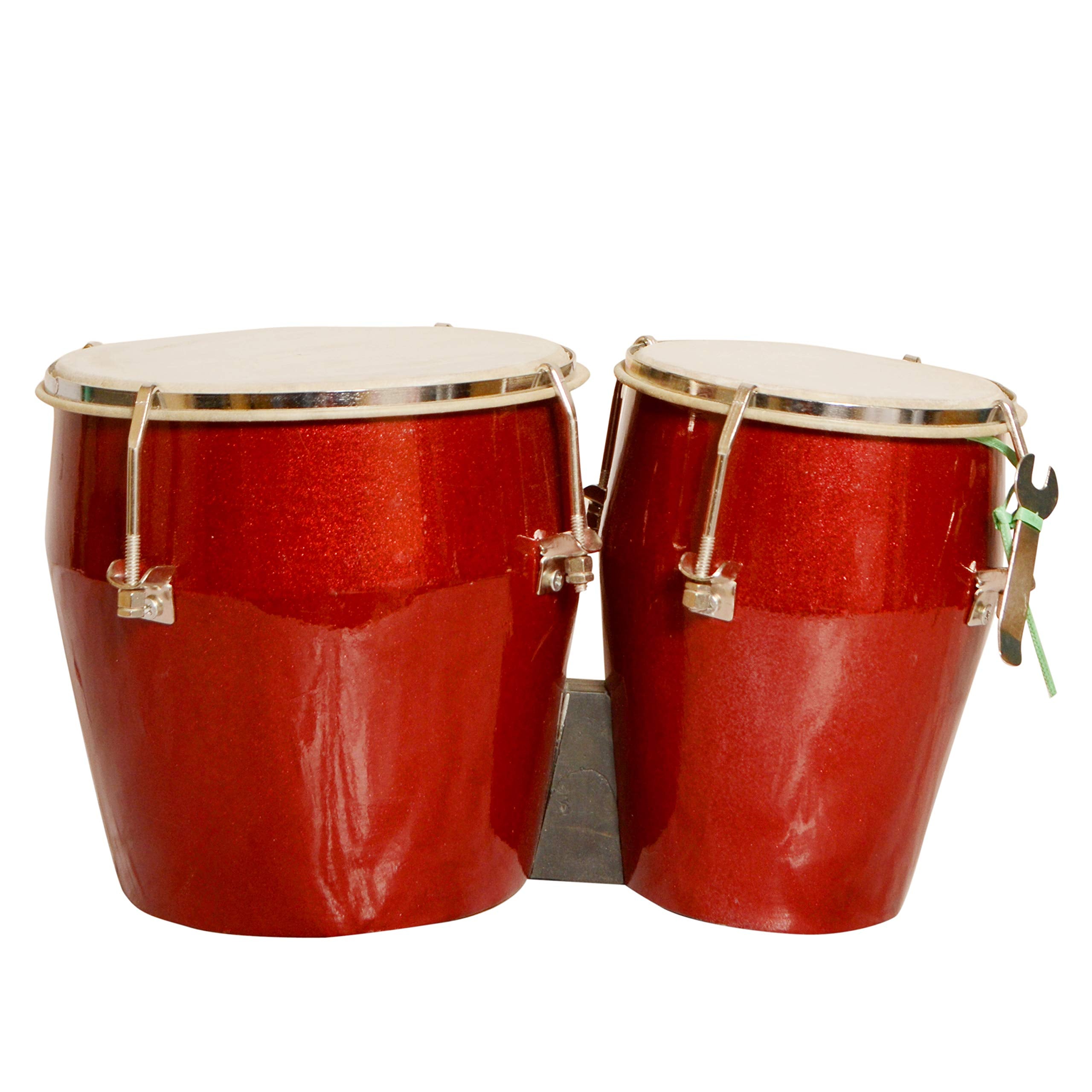 Skylark International Wooden Bongo Drum (Red) Supreme Quality