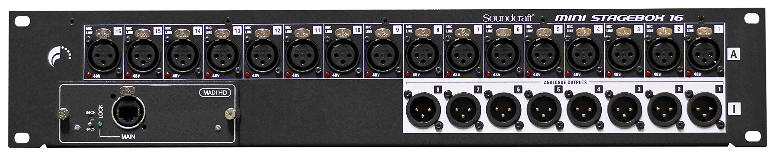 Soundcraft MSB-16R 16-channel Mini Stagebox