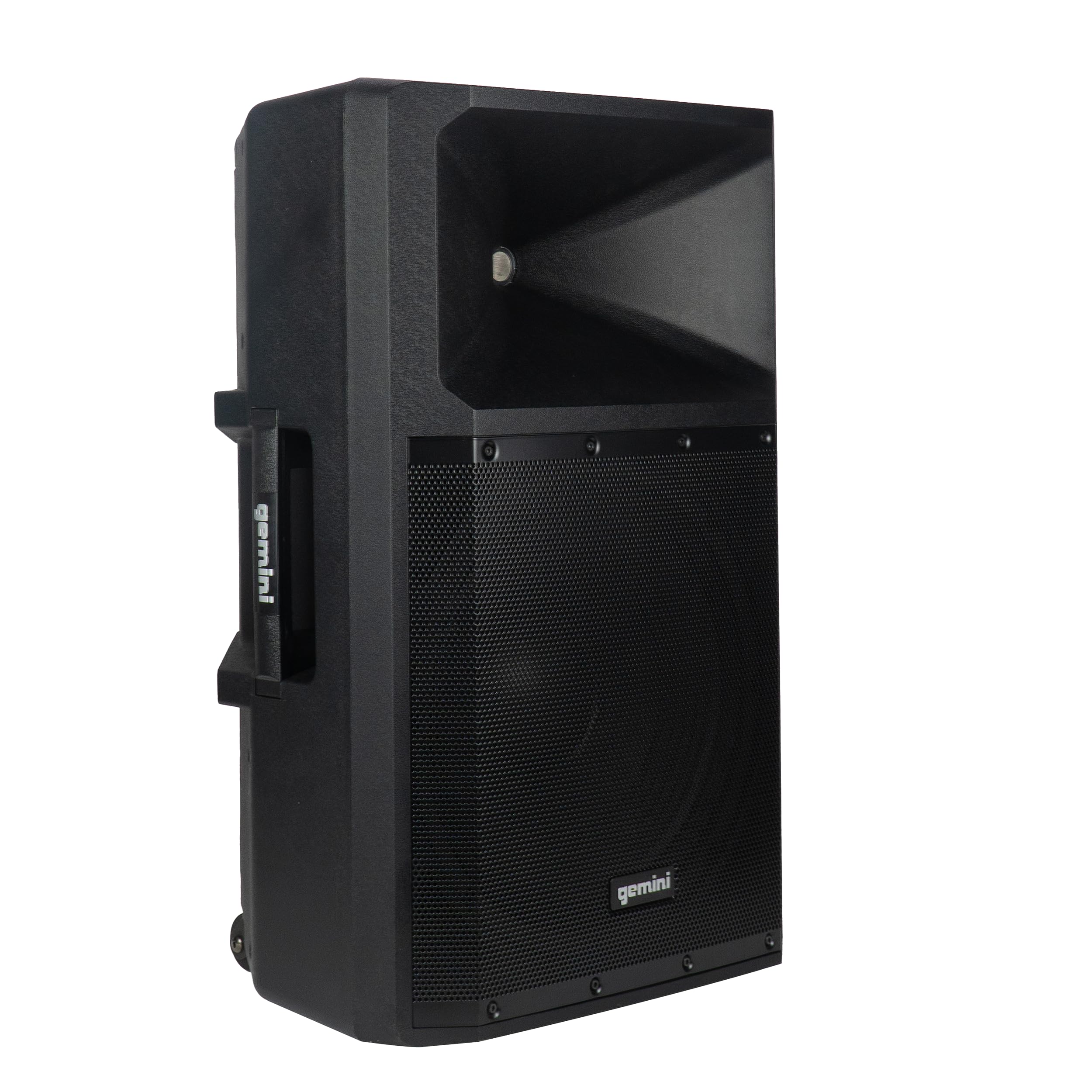 Gemini 15 Inch Powered PA Speaker - 2200W Bluetooth PA Speaker with Mixer, XLR Inputs, Active DJ Speakers for Parties Events (GS